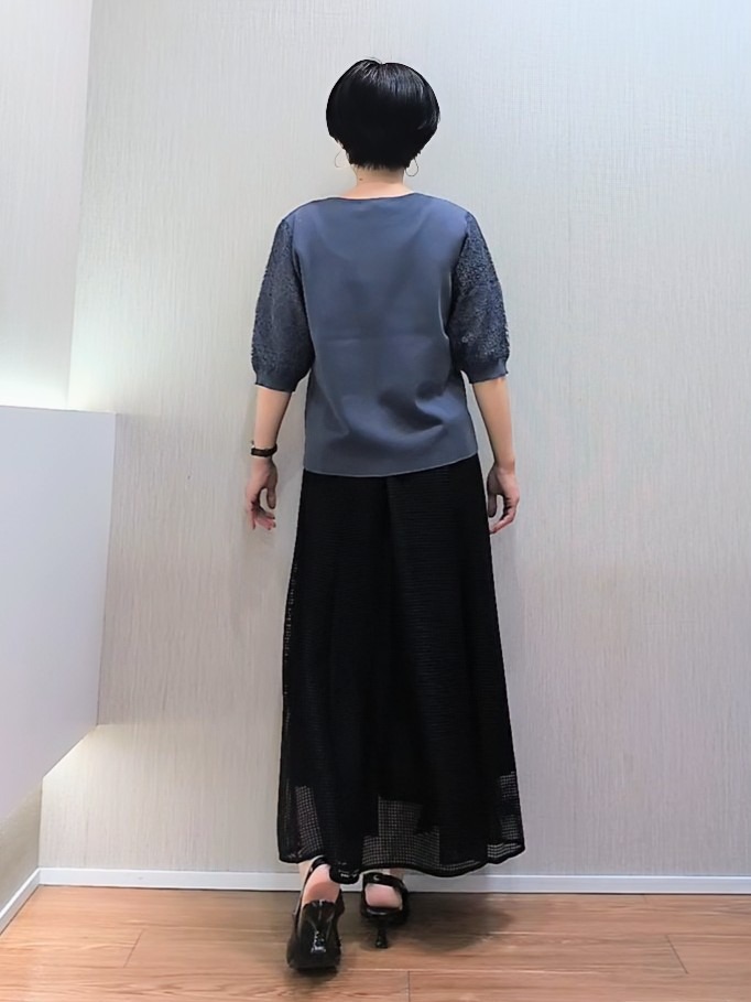 ミズタさんの「UNTITLED｜【洗える】エレガンススリーブニット」を使ったコーディネート