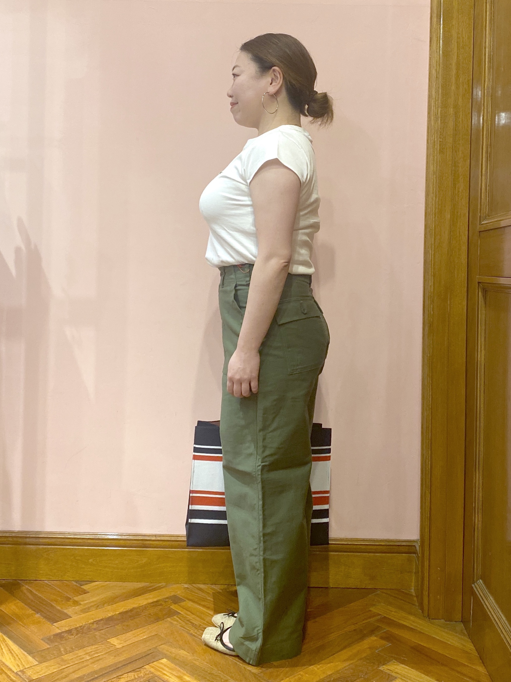 Ayano.Kさんの「DRESSTERIOR｜ウォッシャブル コットンカシミヤ コンビカーデ」を使ったコーディネート