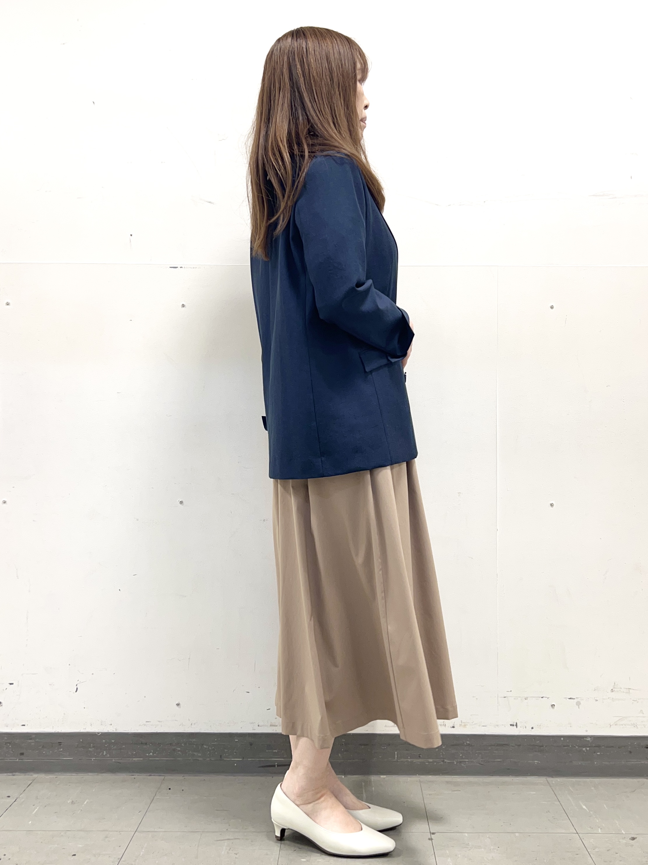 yuさんの「Reflect｜コットンリネンテーラードジャケット」を使ったコーディネート