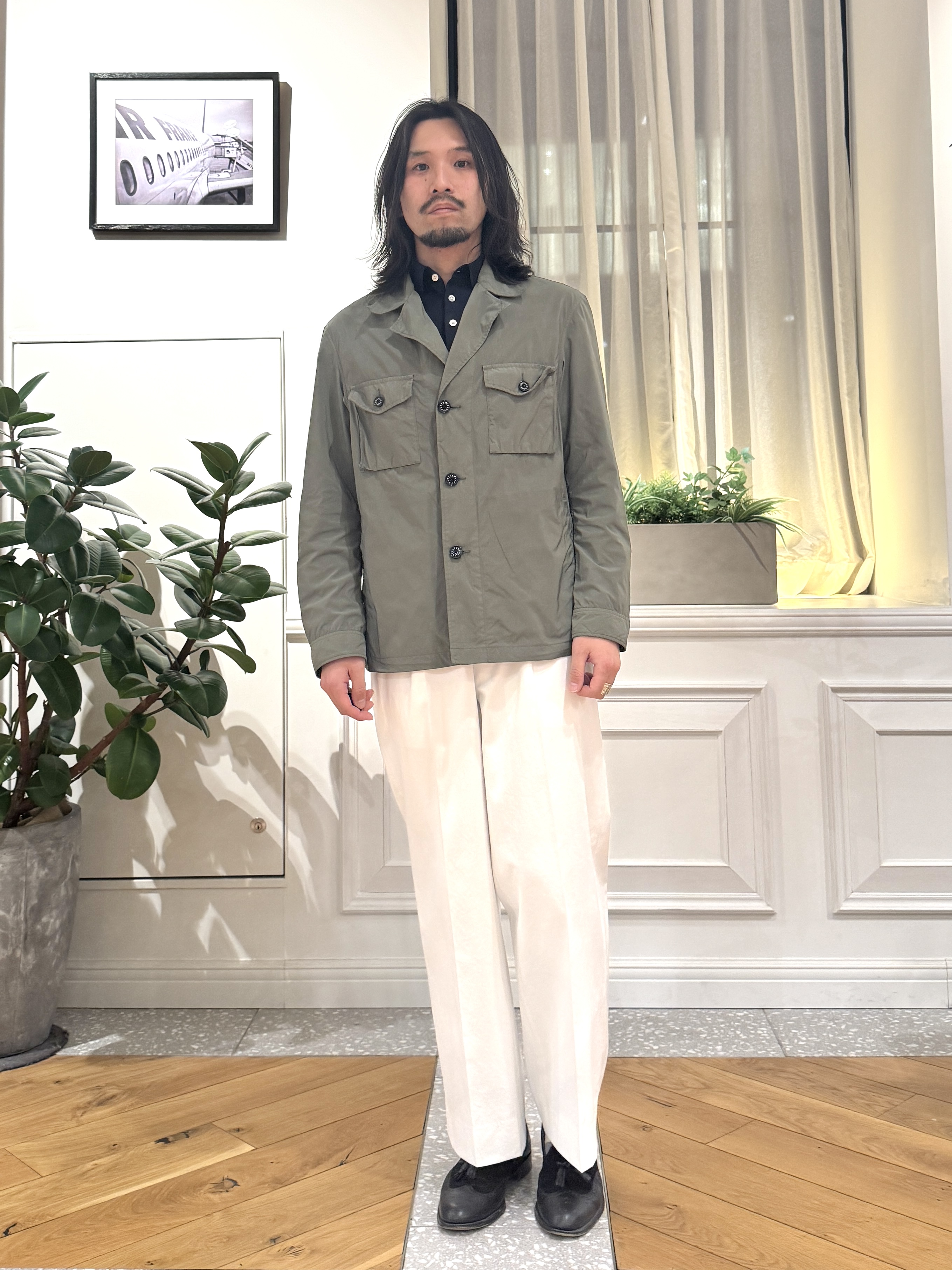 kawarataniさんの「DRESSTERIOR｜【ウォッシャブル】ガーメントダイ M65フィールドジャケット」を使ったコーディネート