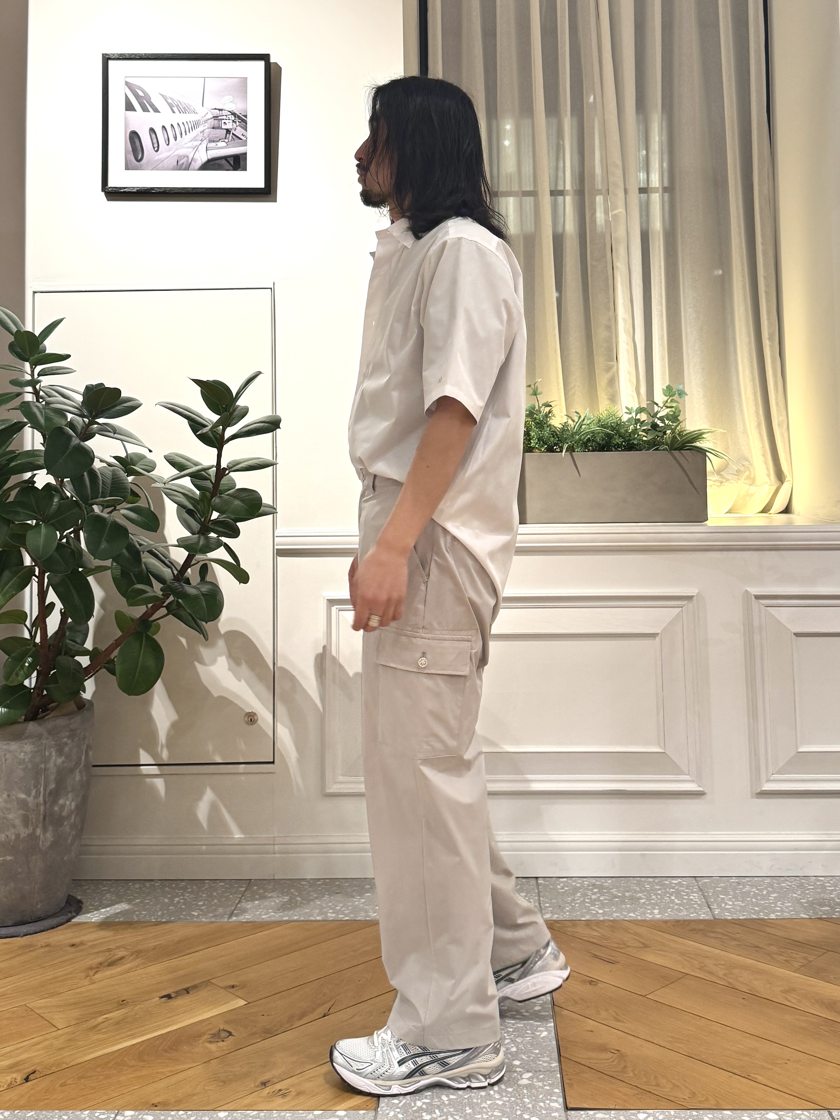 kawarataniさんの「DRESSTERIOR｜【干場義雅&times;DRESSTERIOR】シドグラスシャツ」を使ったコーディネート
