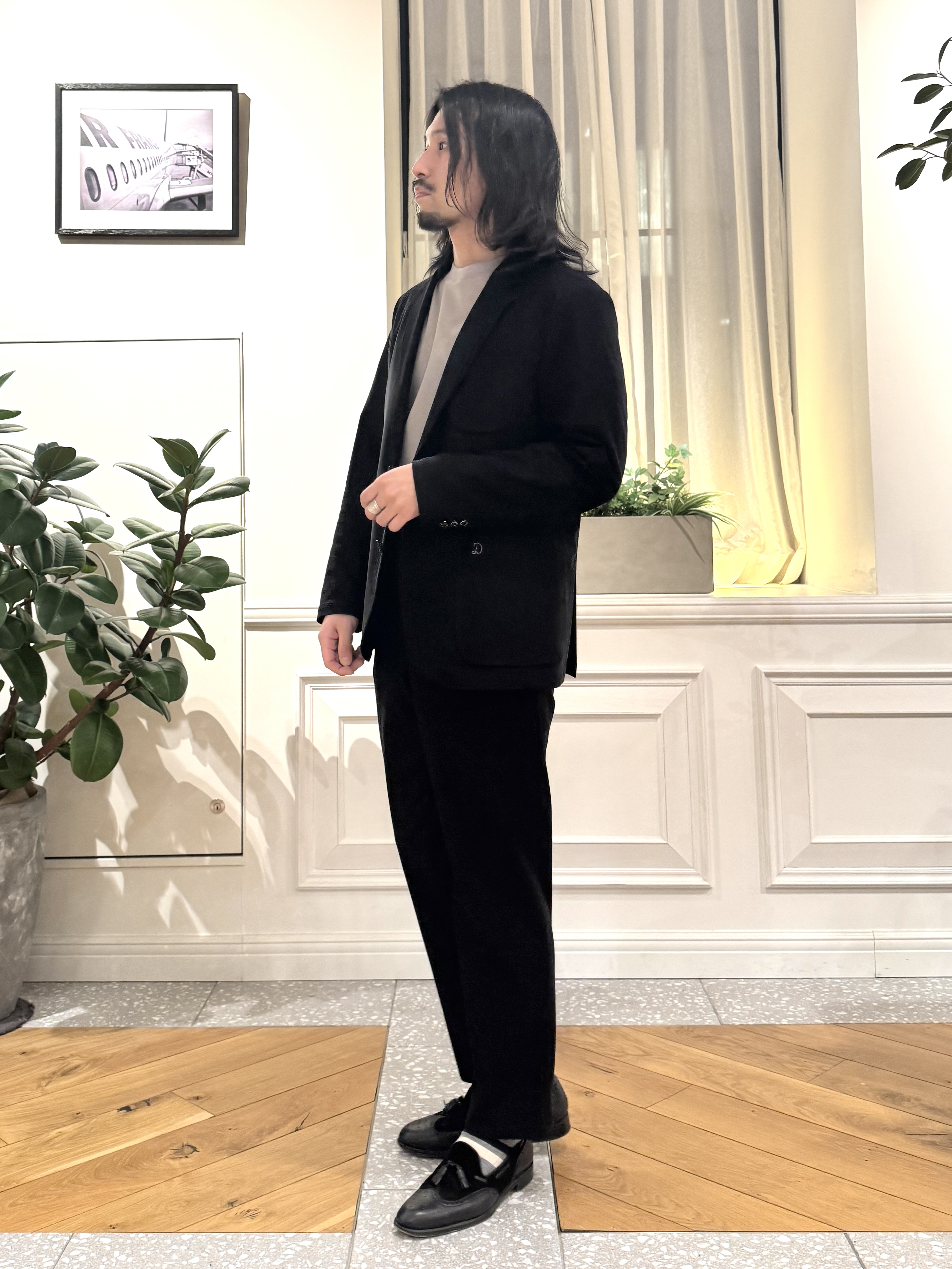 kawarataniさんの「DRESSTERIOR｜【セットアップ可/接触冷感/UVカット/ウォッシャブル】AIRTOOL クールストレッチジャケット」を使ったコーディネート