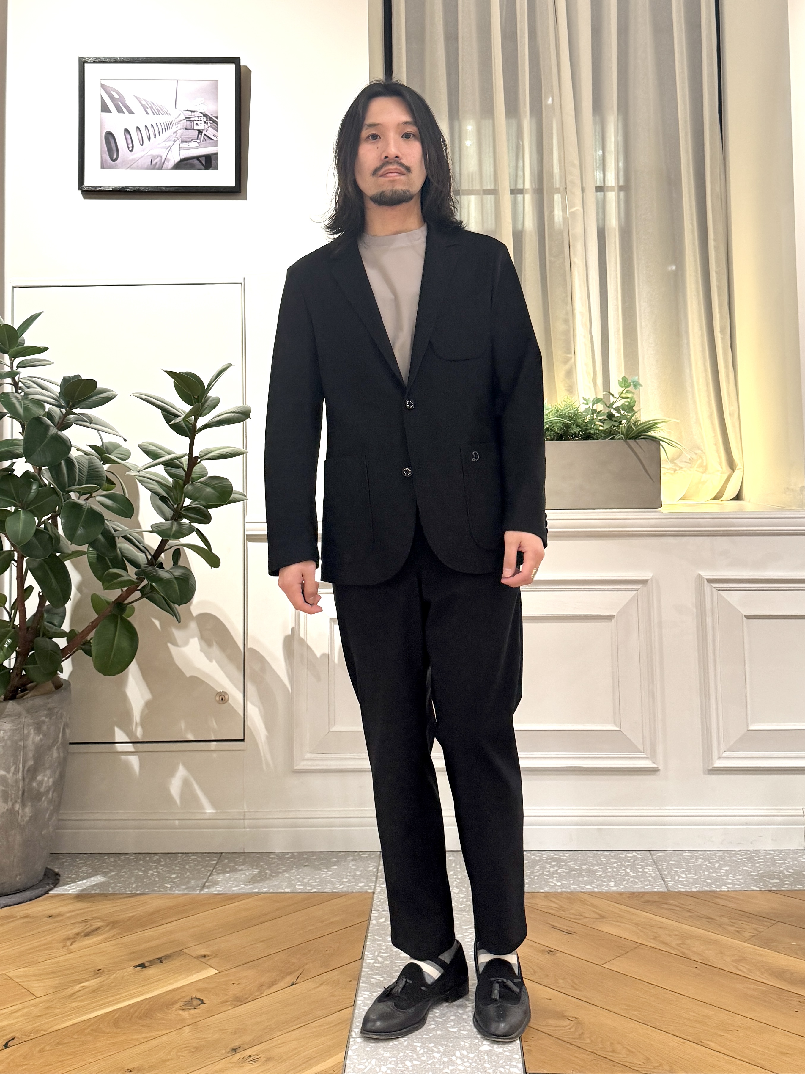 kawarataniさんの「DRESSTERIOR｜【セットアップ可/接触冷感/UVカット/ウォッシャブル】AIRTOOL クールストレッチジャケット」を使ったコーディネート