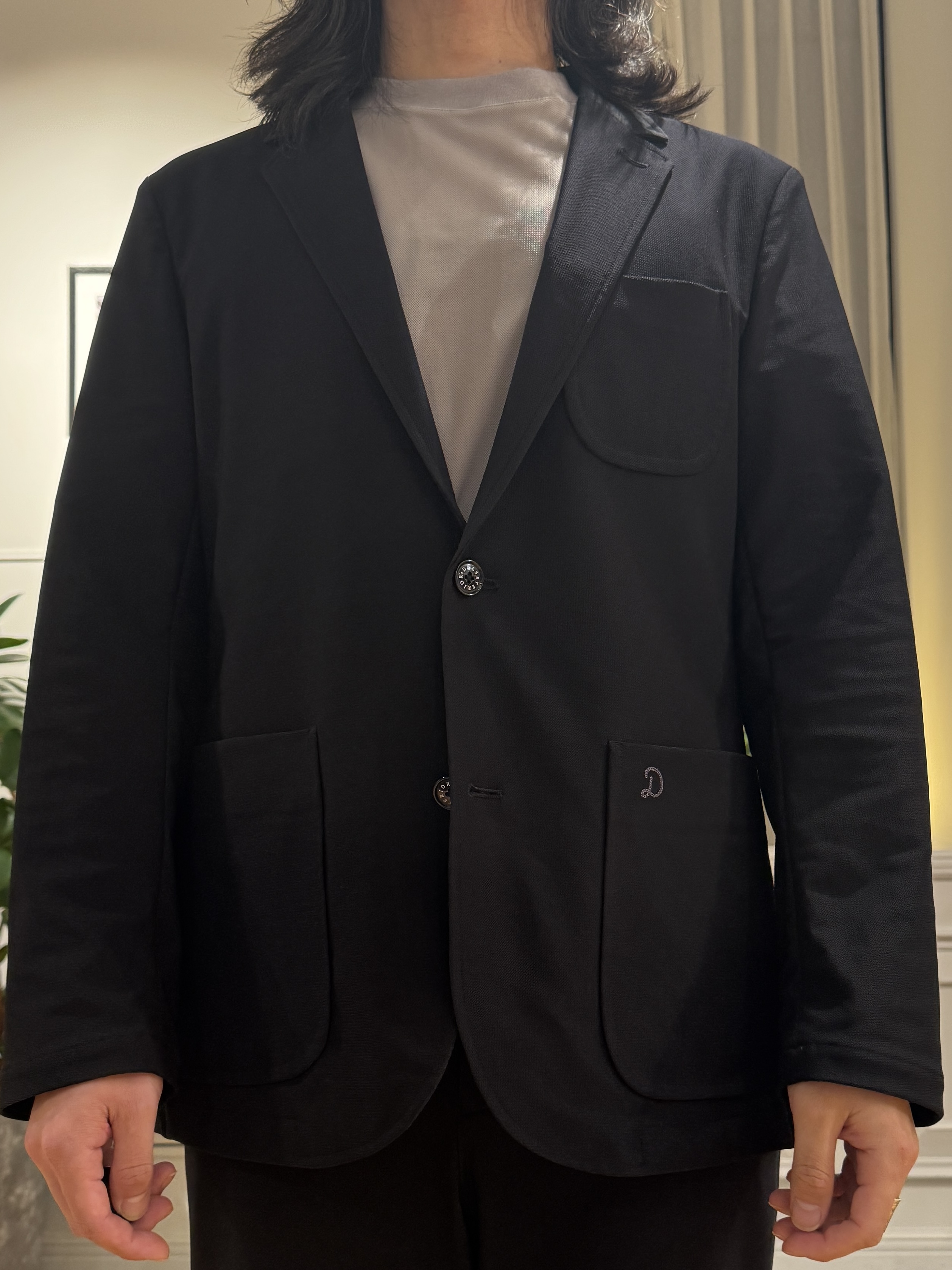 kawarataniさんの「DRESSTERIOR｜【セットアップ可/接触冷感/UVカット/ウォッシャブル】AIRTOOL クールストレッチジャケット」を使ったコーディネート