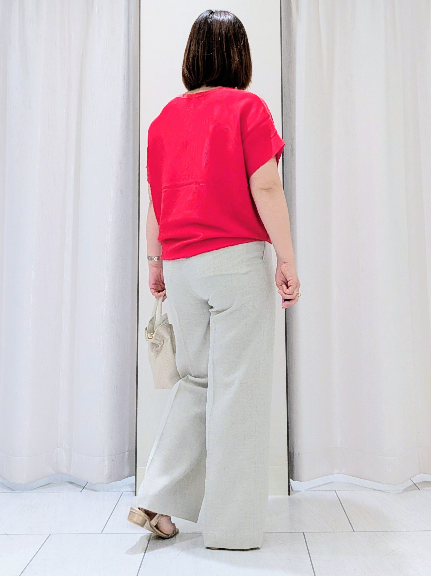 Onumaさんの「UNTITLED｜【UV/接触冷感/セットアップ可】スラブワイドパンツ」を使ったコーディネート