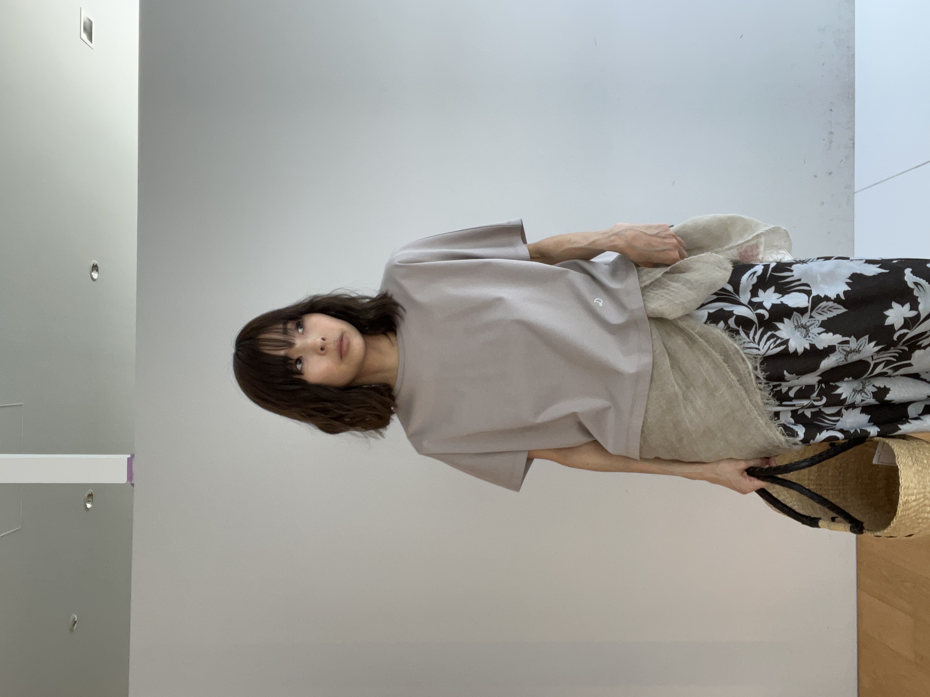 misaさんの「DRESSTERIOR｜AFRICAN SQUARE（アフリカンスクエア）ブルキナバスケット」を使ったコーディネート