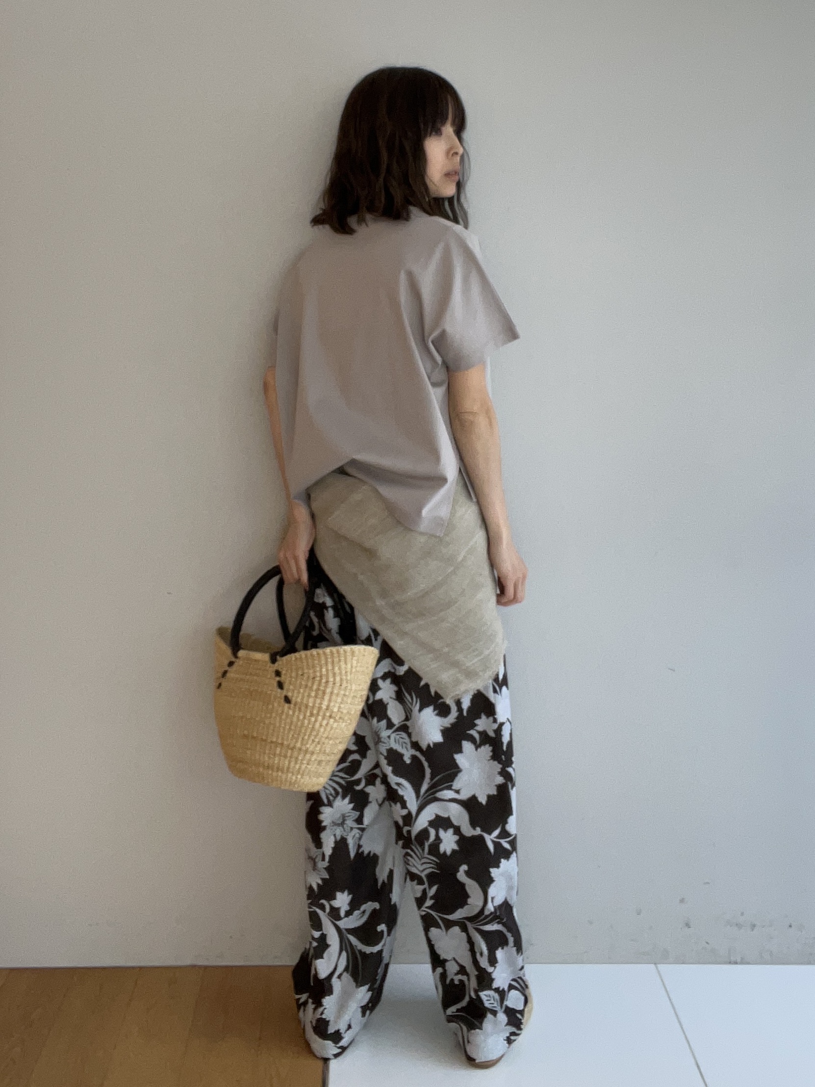 misaさんの「DRESSTERIOR｜AFRICAN SQUARE（アフリカンスクエア）ブルキナバスケット」を使ったコーディネート