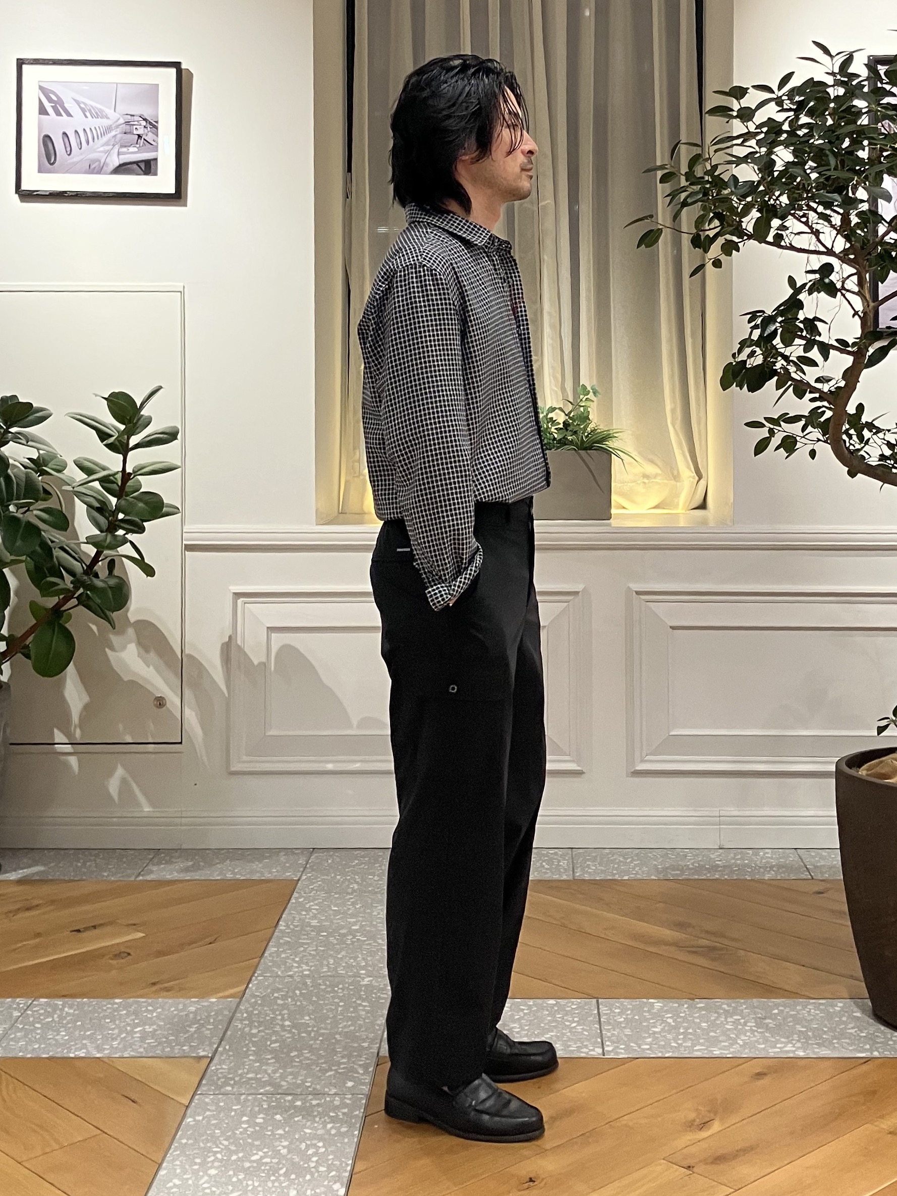 junyaさんの「DRESSTERIOR｜ミニチェックシャツ」を使ったコーディネート