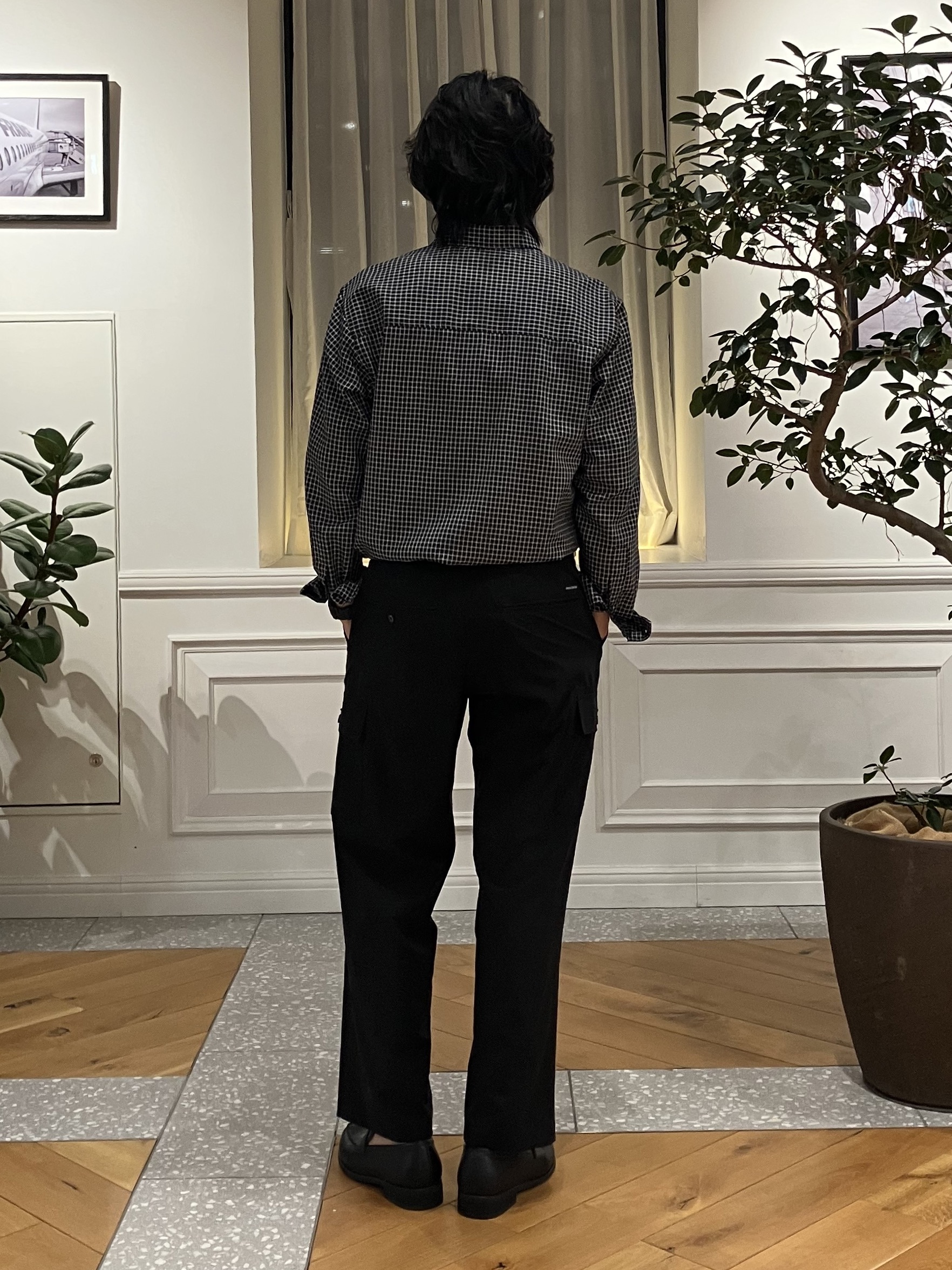 junyaさんの「DRESSTERIOR｜ミニチェックシャツ」を使ったコーディネート