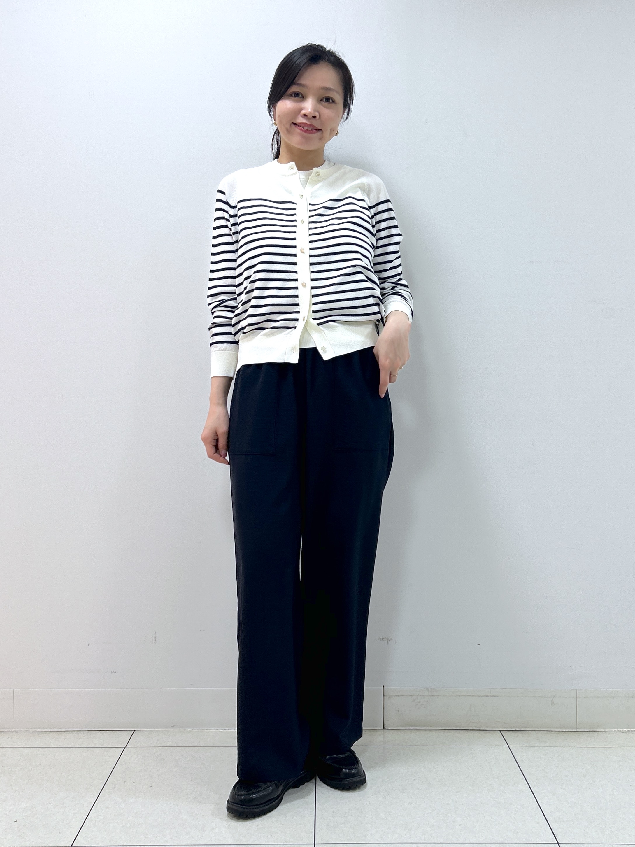 Kaiさんの「Dessin｜【2点セット/洗える】アンサンブルニット」を使ったコーディネート
