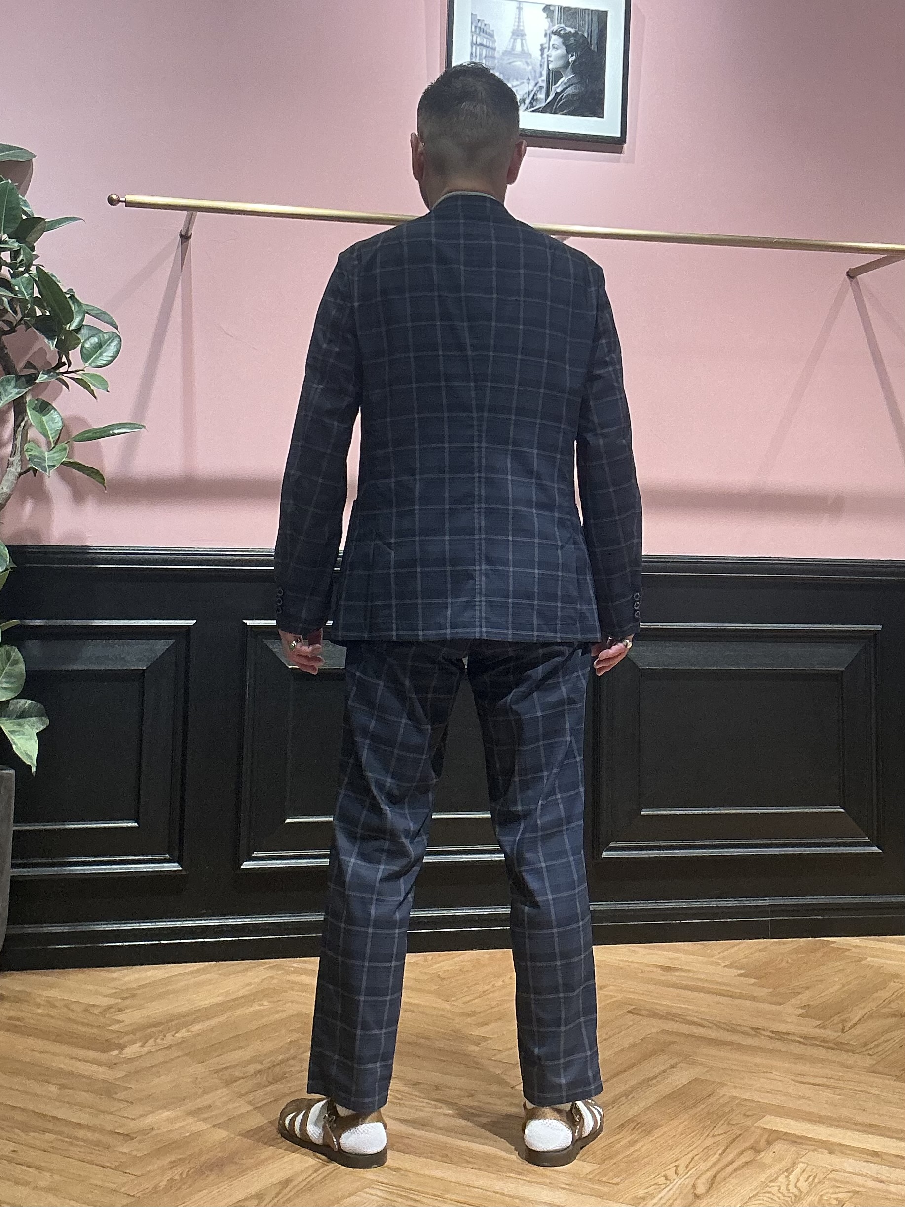 torigoeさんの「DRESSTERIOR｜【セットアップ可/ウォッシャブル/高通気性】DotAir チェックジャケット」を使ったコーディネート