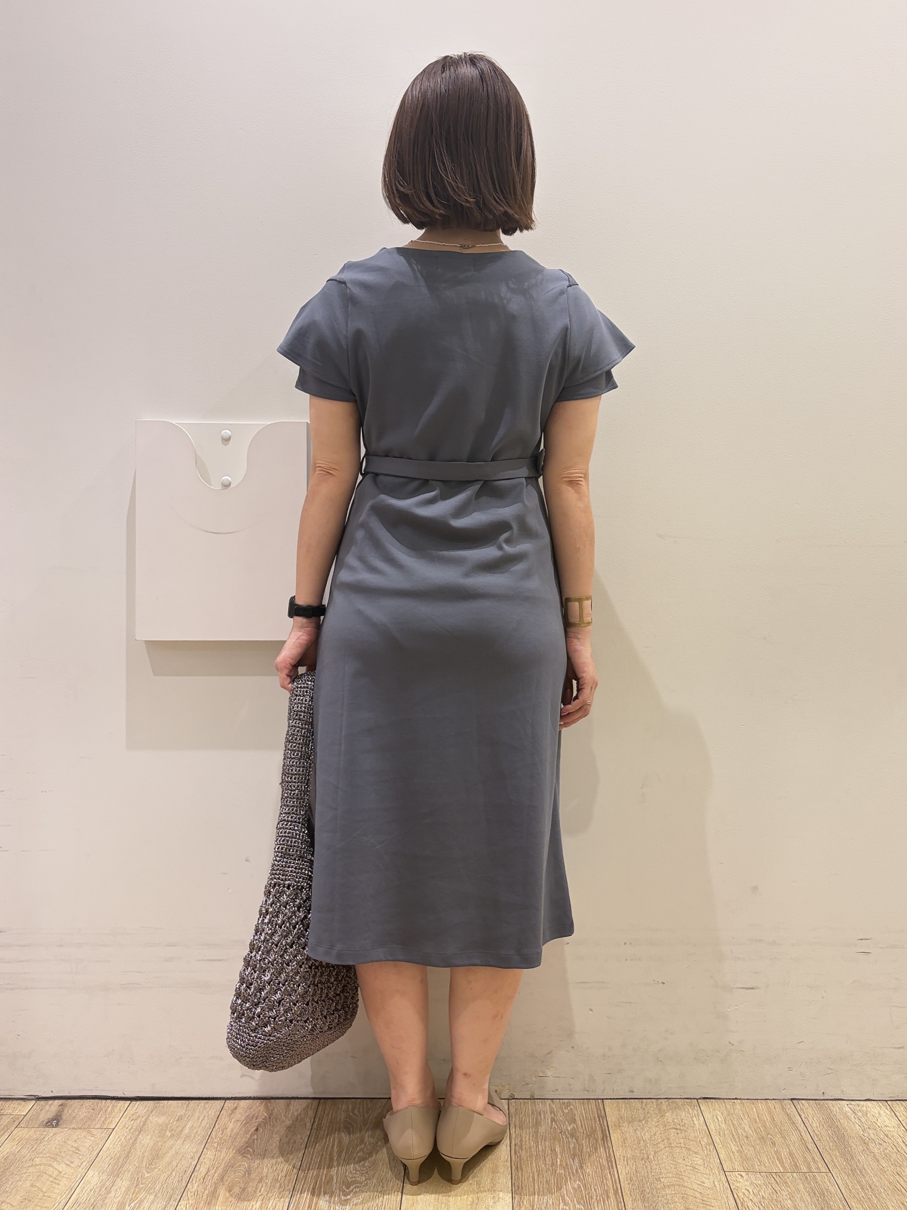 YUKOさんの「index｜シアー幾何刺繍カーディガン【洗濯機OK】」を使ったコーディネート