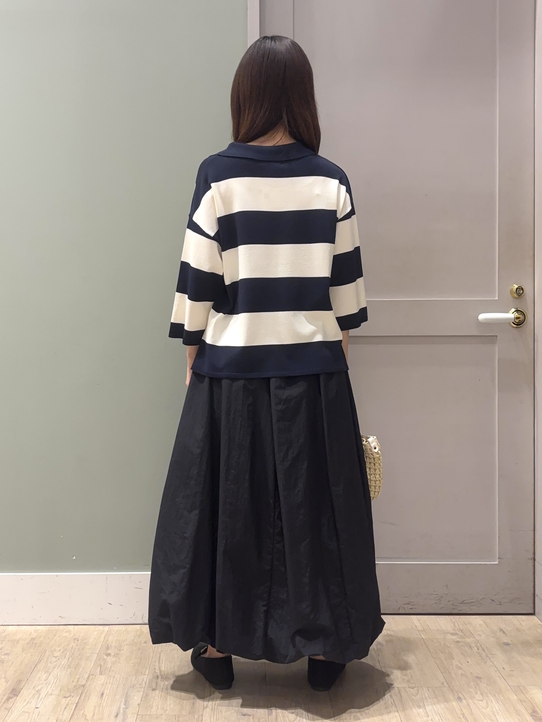 しばみさんの「grove｜【ひんやり＆UVカット】ラガークロップドプルオーバー」を使ったコーディネート