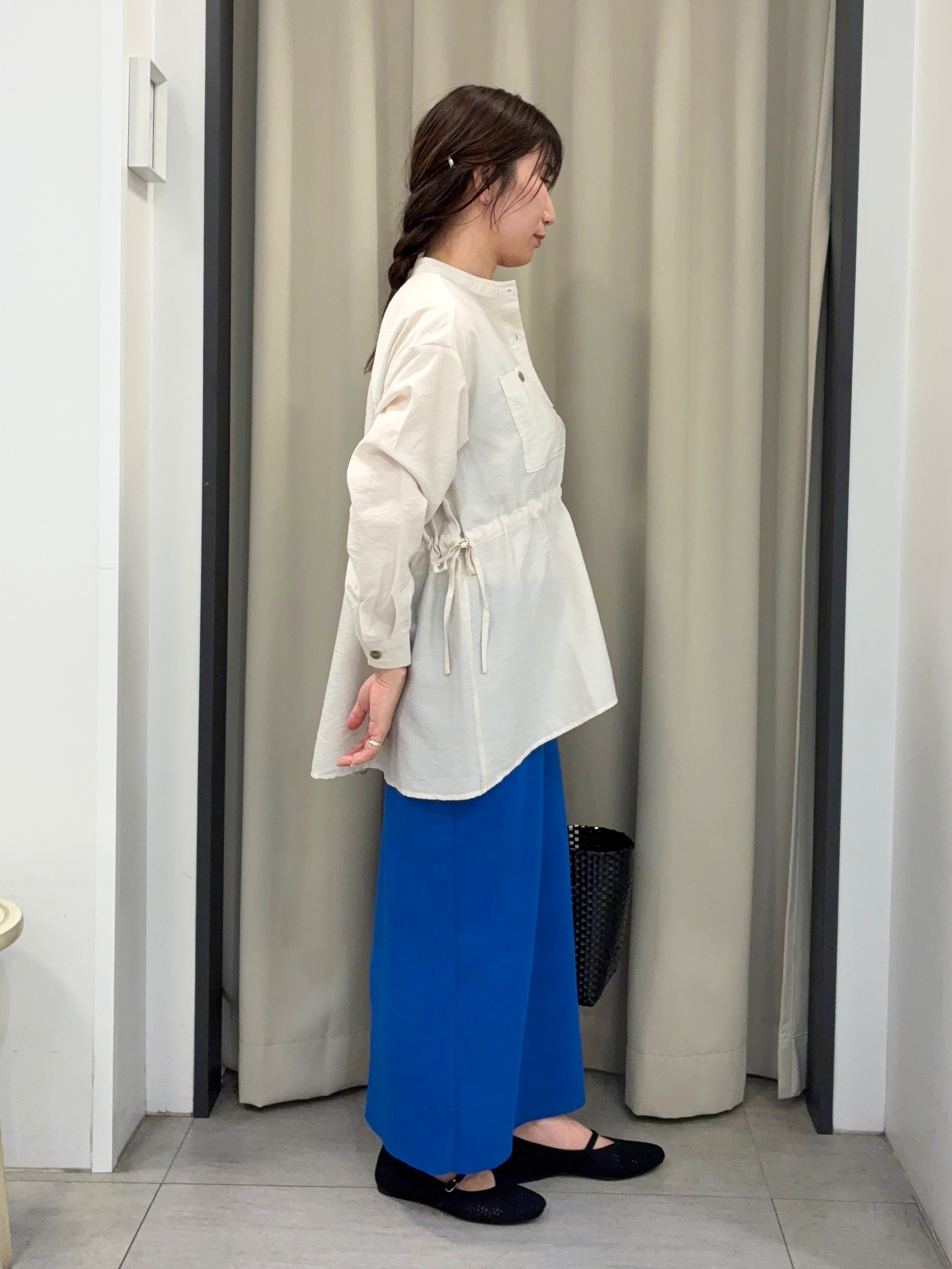 eguchiさんの「grove｜高評価！【体型カバー・洗える】シアーサファリシャツジャケット」を使ったコーディネート
