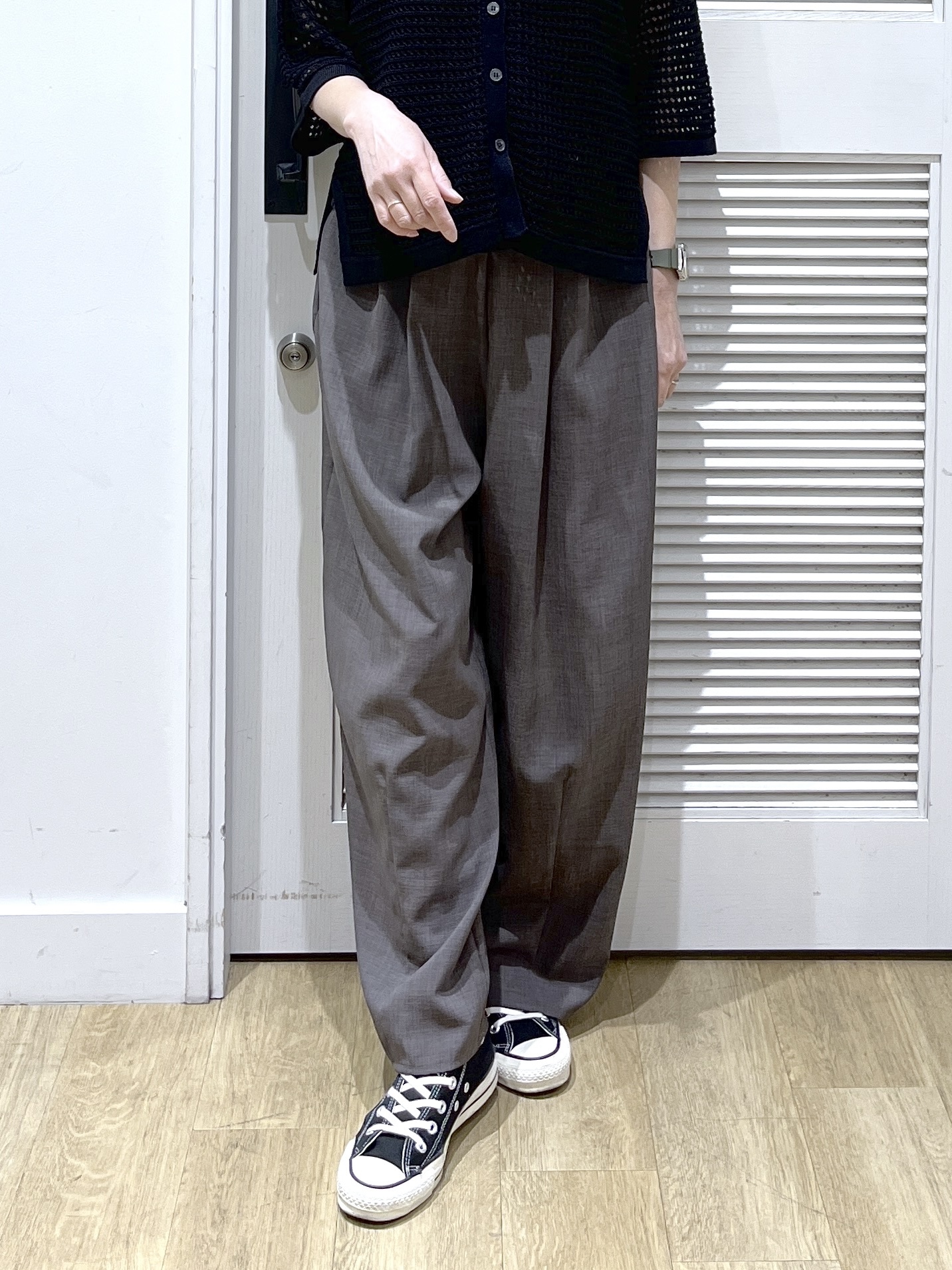 Miyazakiさんの「Dessin｜【ユニセックス/洗える】クルーネックリブタンクトップ」を使ったコーディネート