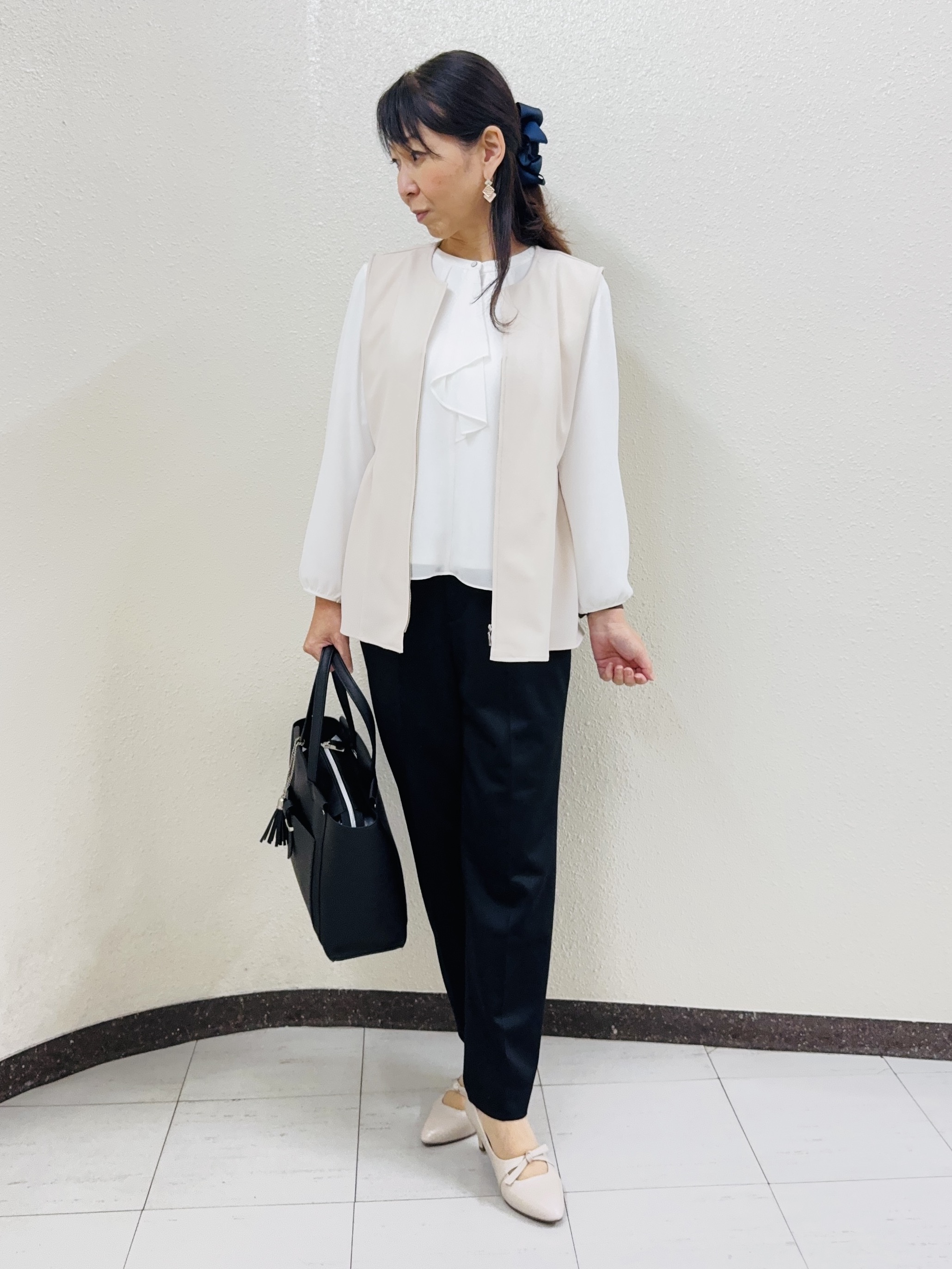 ⭐︎Eimi⭐︎さんの「Reflect｜【たっぷり収納！／通勤におすすめ】&rsquo;26春夏毎日バッグ」を使ったコーディネート