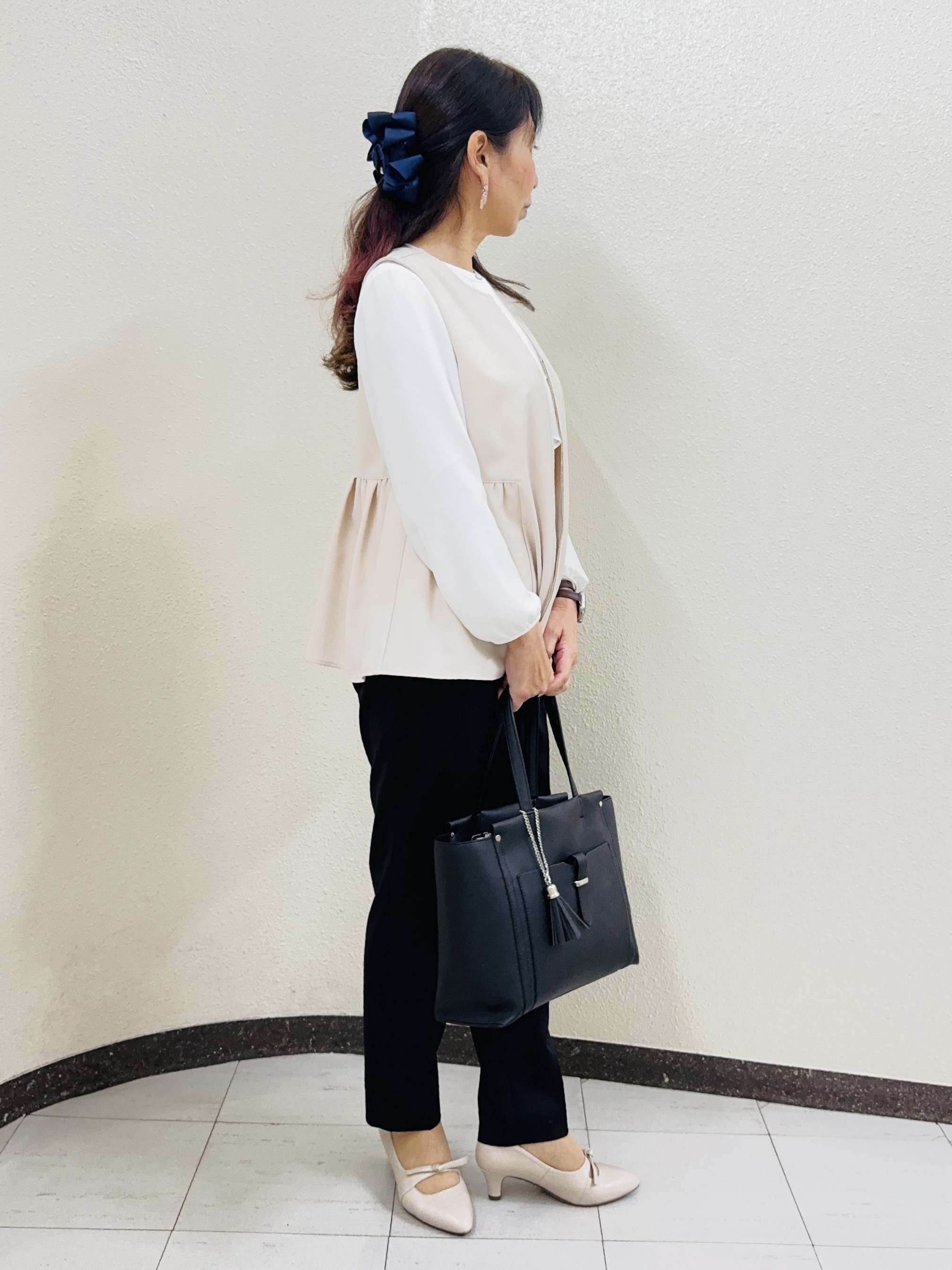 ⭐︎Eimi⭐︎さんの「Reflect｜【たっぷり収納！／通勤におすすめ】&rsquo;26春夏毎日バッグ」を使ったコーディネート
