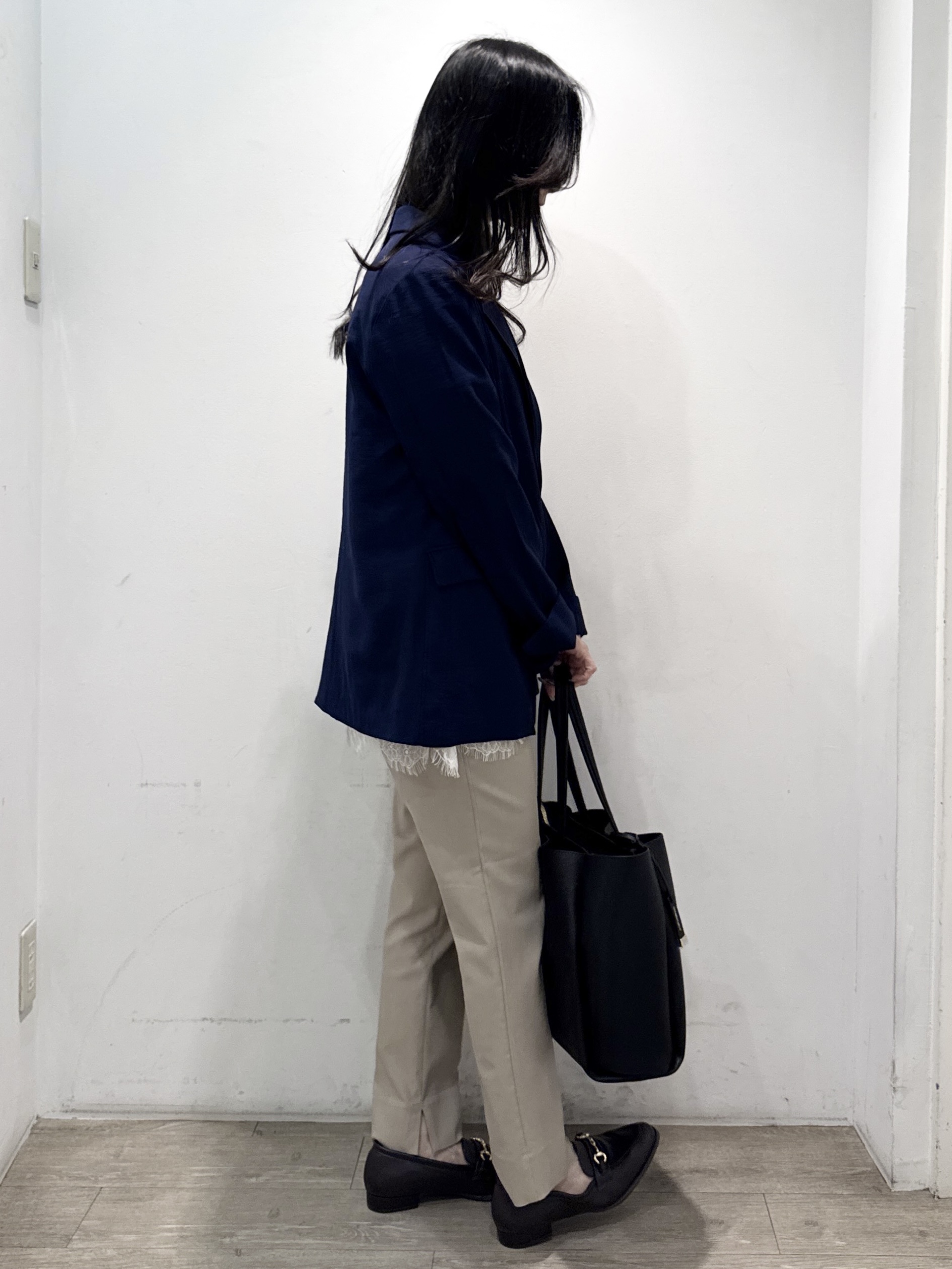 yuicciさんの「OPAQUE.CLIP｜シングルテーラードジャケット【洗える／裏地なし】」を使ったコーディネート