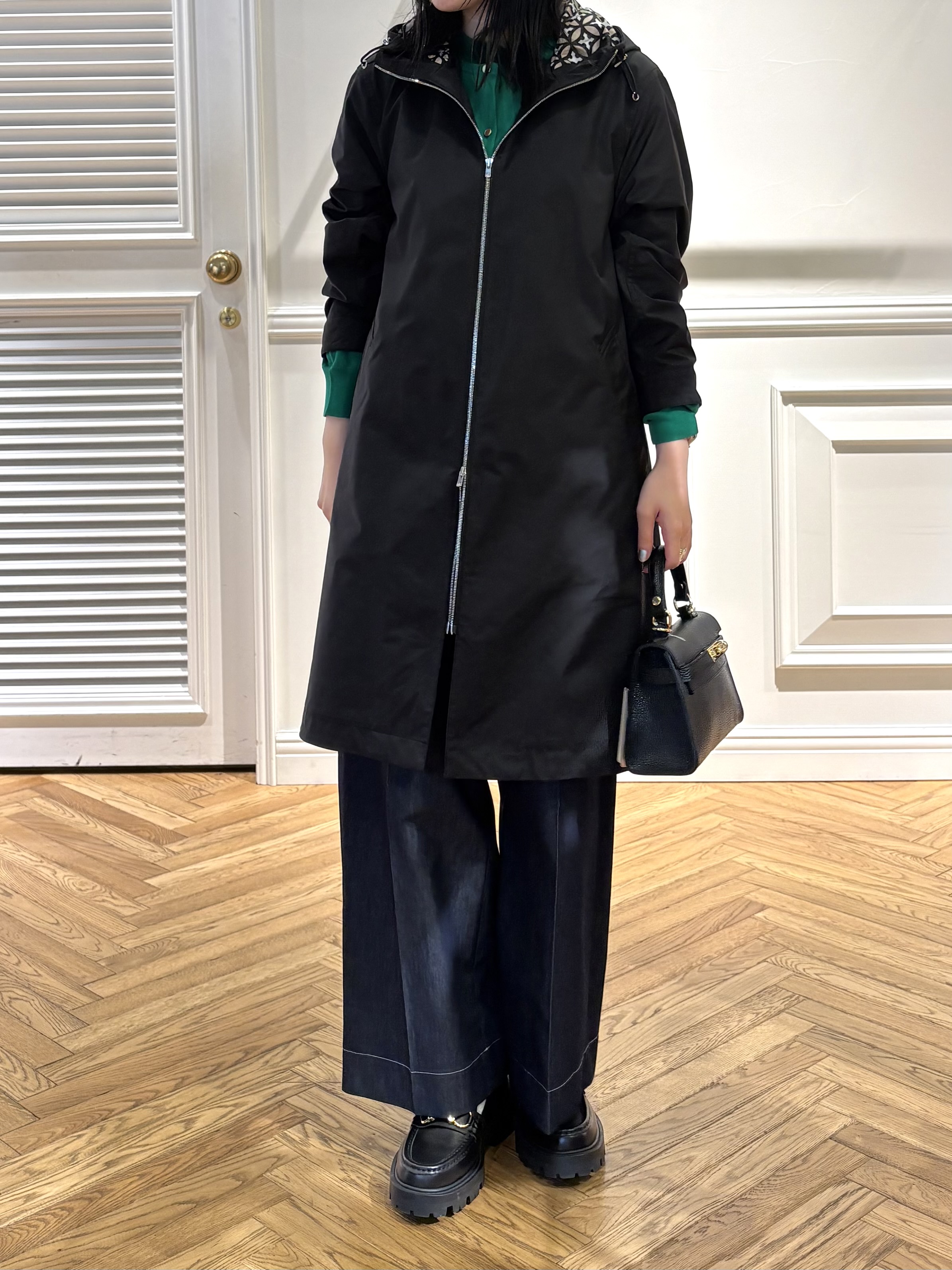 cocoさんの「DRESSTERIOR｜【ウォッシャブル】コットンシルクフレンチスリーブニット」を使ったコーディネート