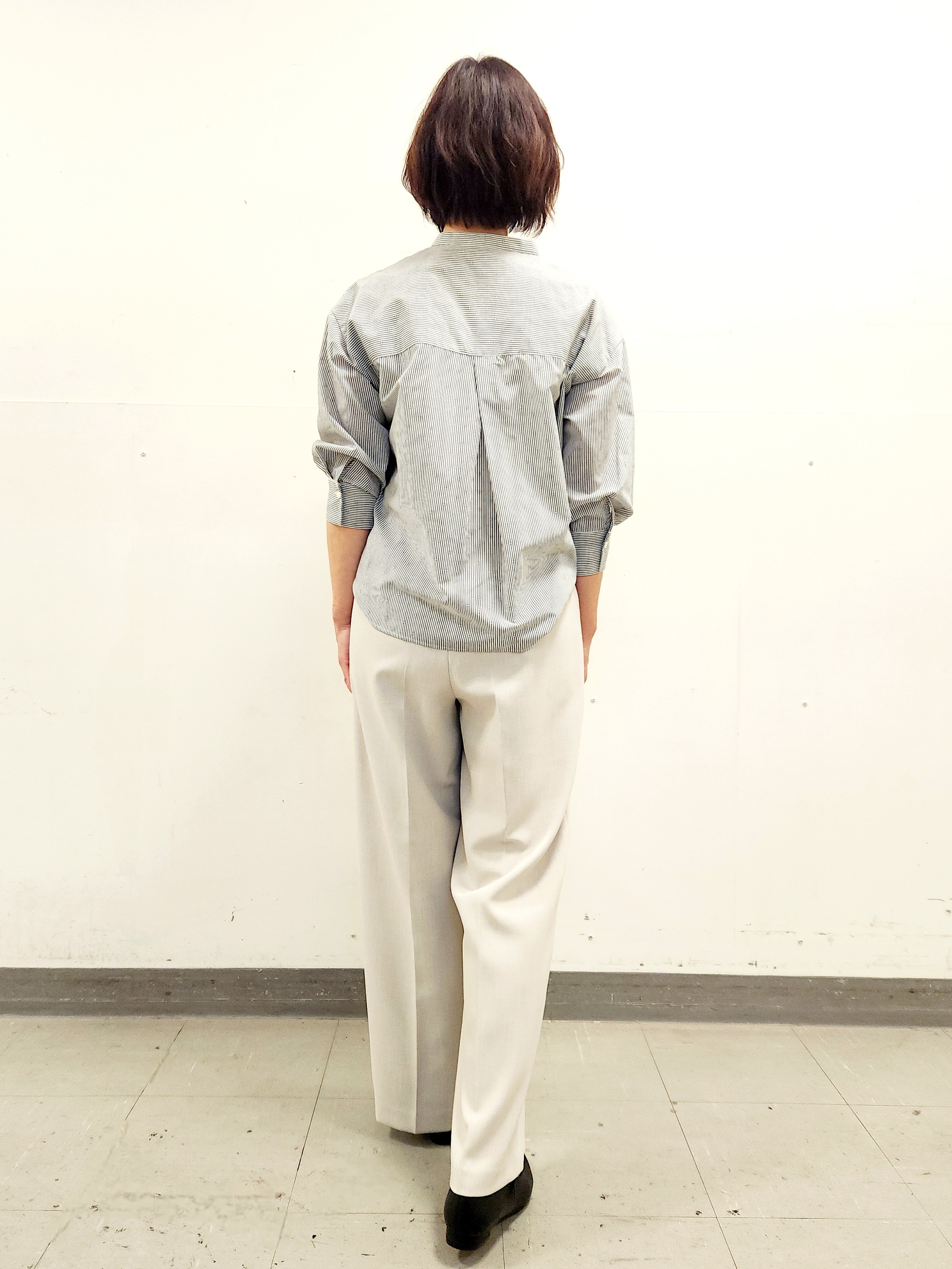 mayumayuさんの「Reflect｜【接触冷感】八分袖フロントフリルブラウス」を使ったコーディネート