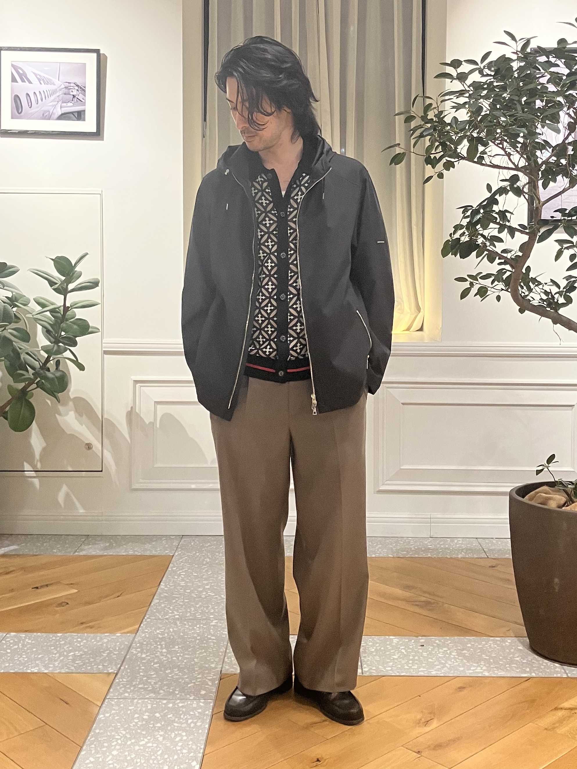 junyaさんの「DRESSTERIOR｜【撥水/透湿素材/ウォッシャブル】LIMONTA ハイスペックパーカー」を使ったコーディネート