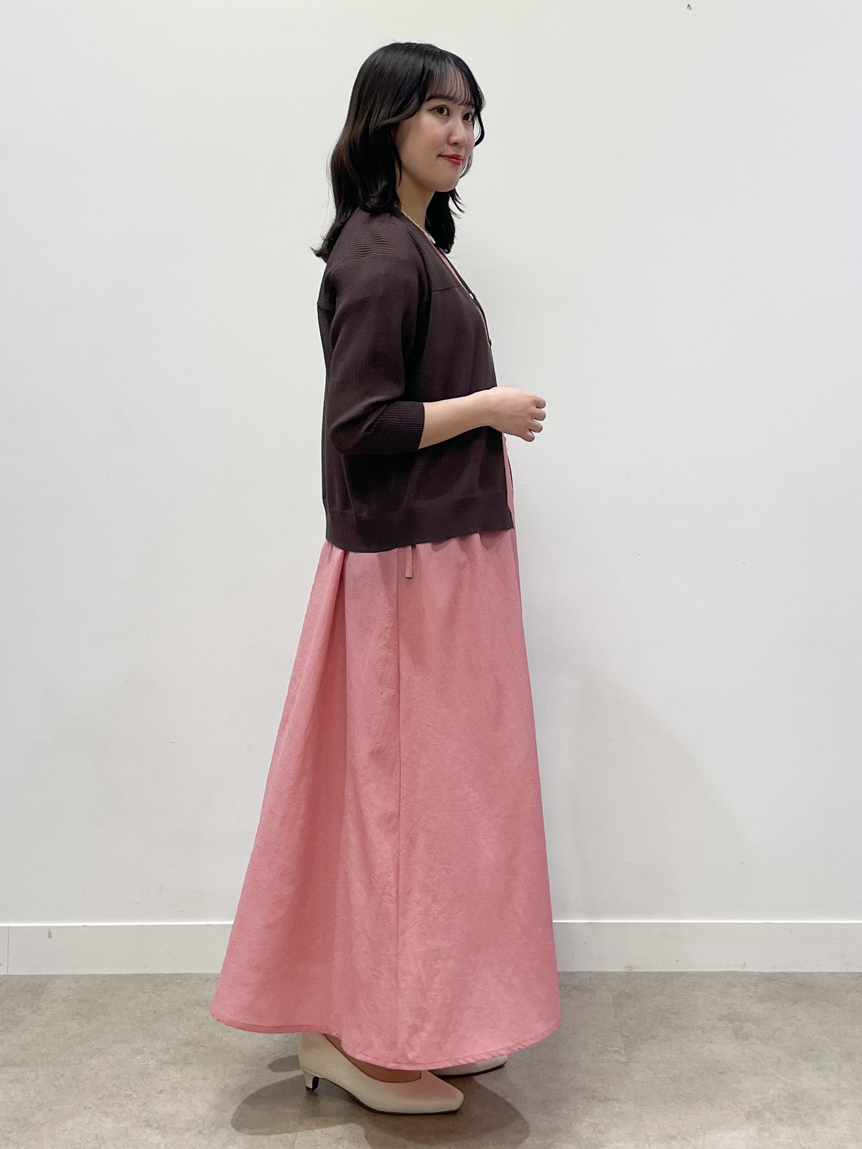 yukariさんの「Reflect｜Vネックニットカーディガン」を使ったコーディネート