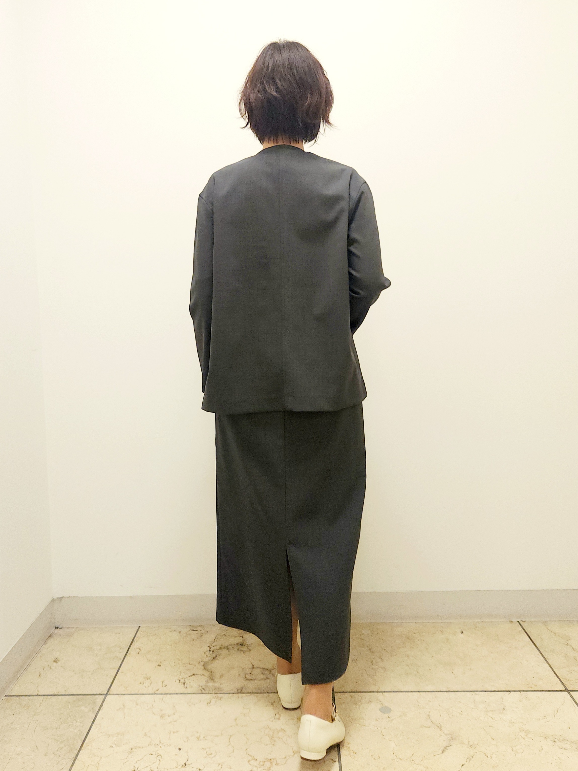mayumayuさんの「Reflect｜【単品使い◎】ジャケット＋ナロースカートセット」を使ったコーディネート