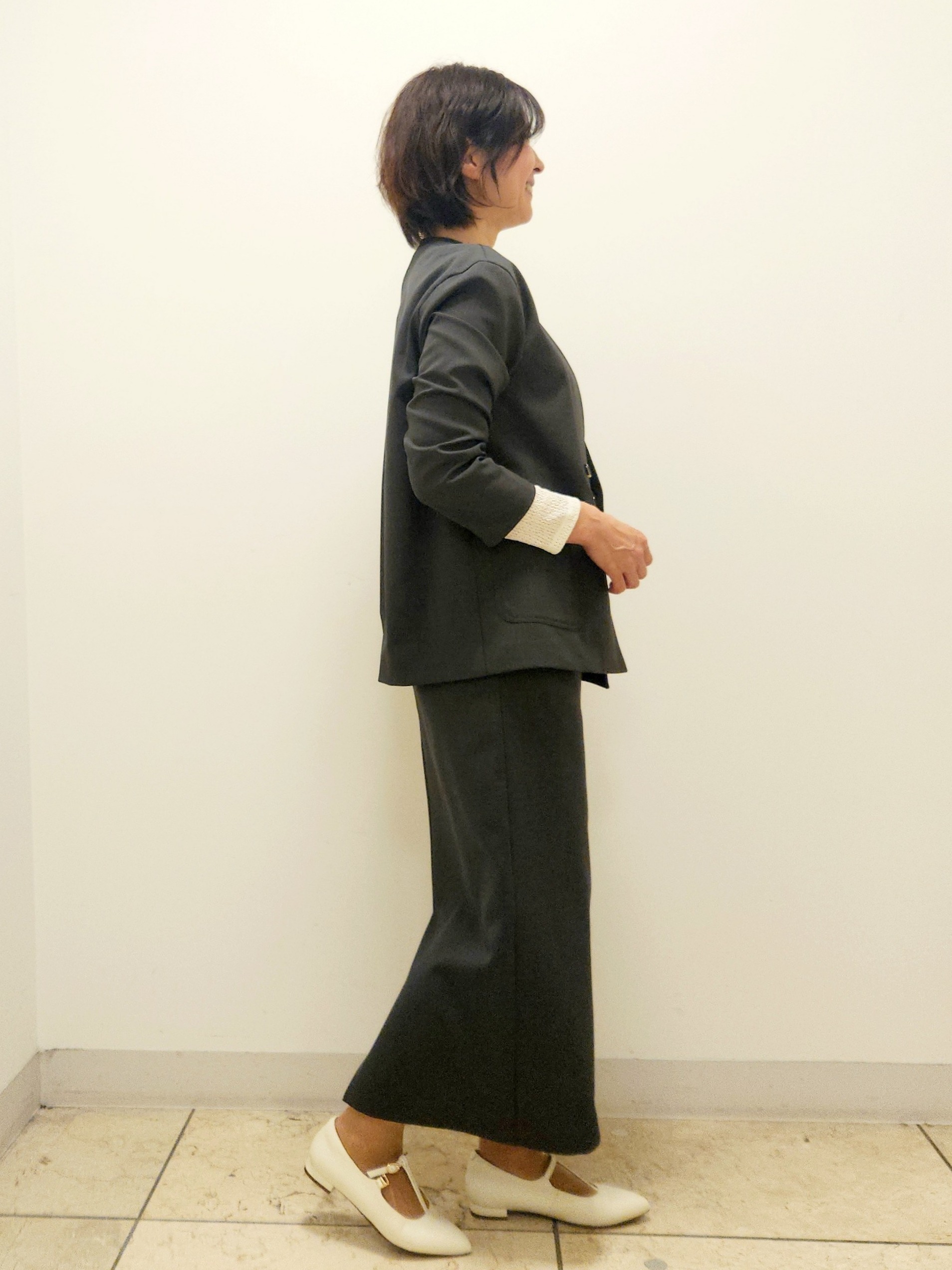 mayumayuさんの「Reflect｜【単品使い◎】ジャケット＋ナロースカートセット」を使ったコーディネート