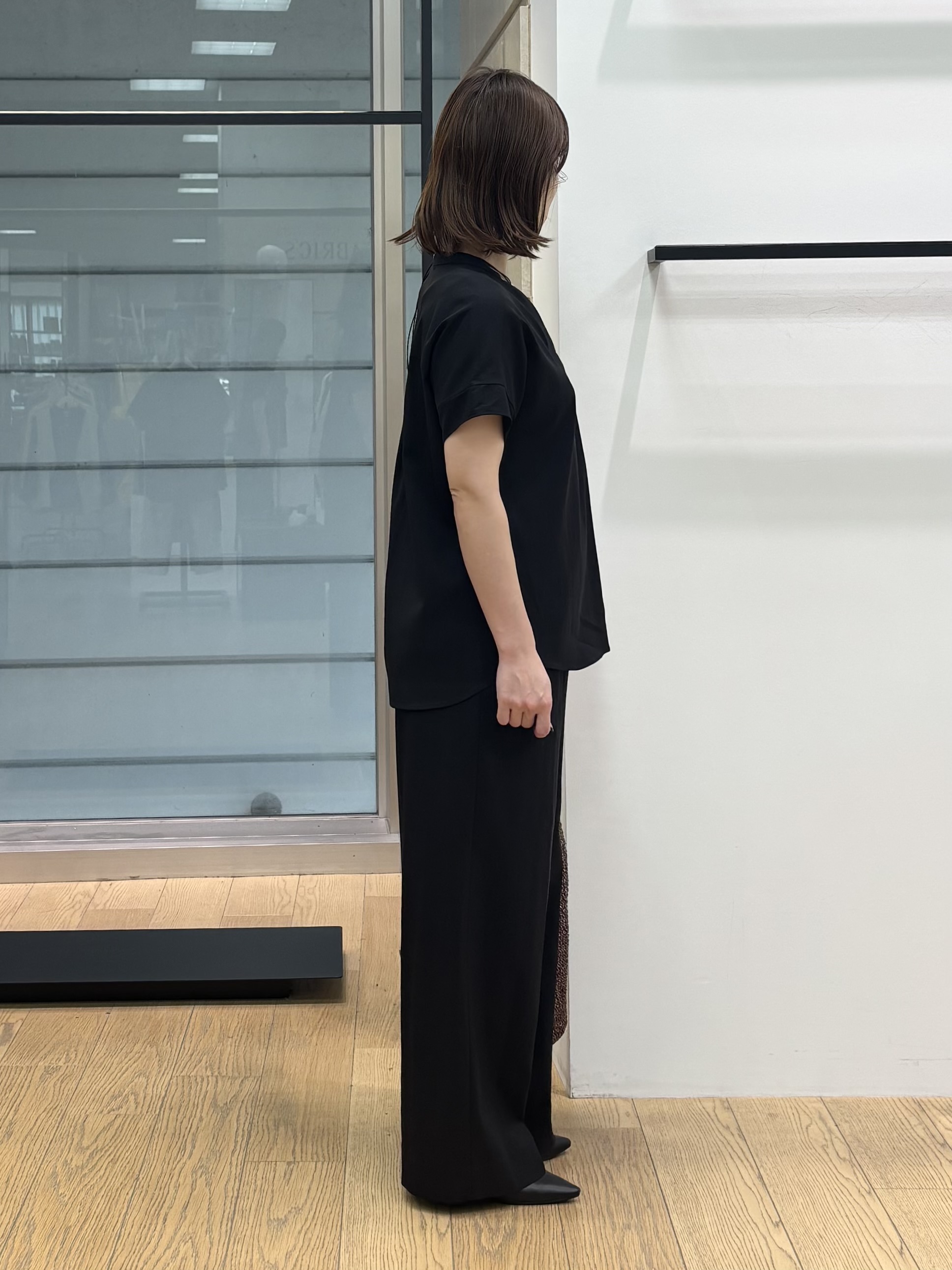 asamiさんの「INDIVI｜【洗える／SETUP可能】スキッパーブラウス」を使ったコーディネート