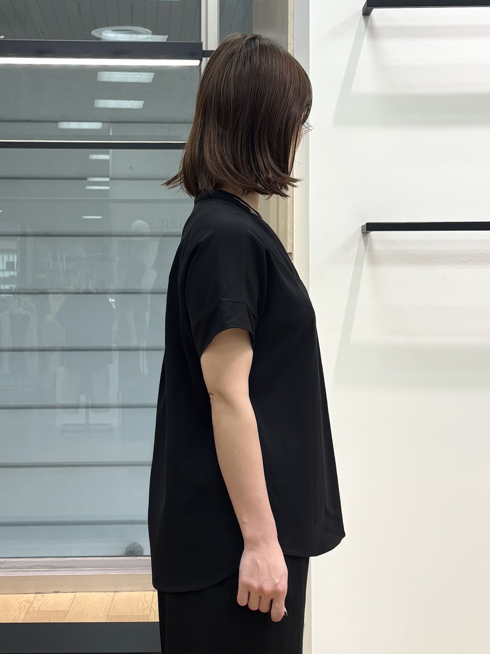 asamiさんの「INDIVI｜【洗える／SETUP可能】スキッパーブラウス」を使ったコーディネート