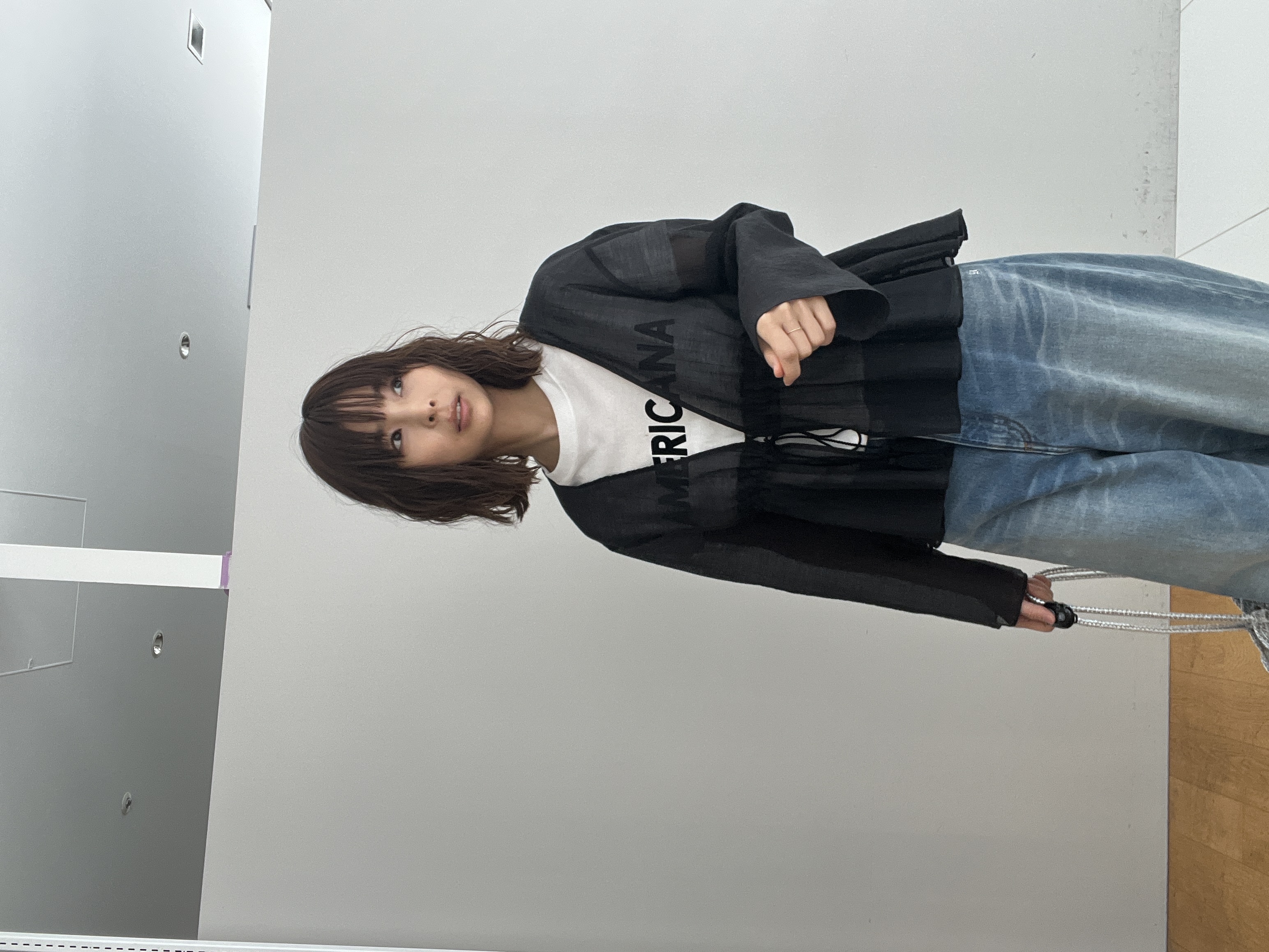 misaさんの「DRESSTERIOR｜【セットアップ可】ピークドダブルライトストレッチジャケット」を使ったコーディネート