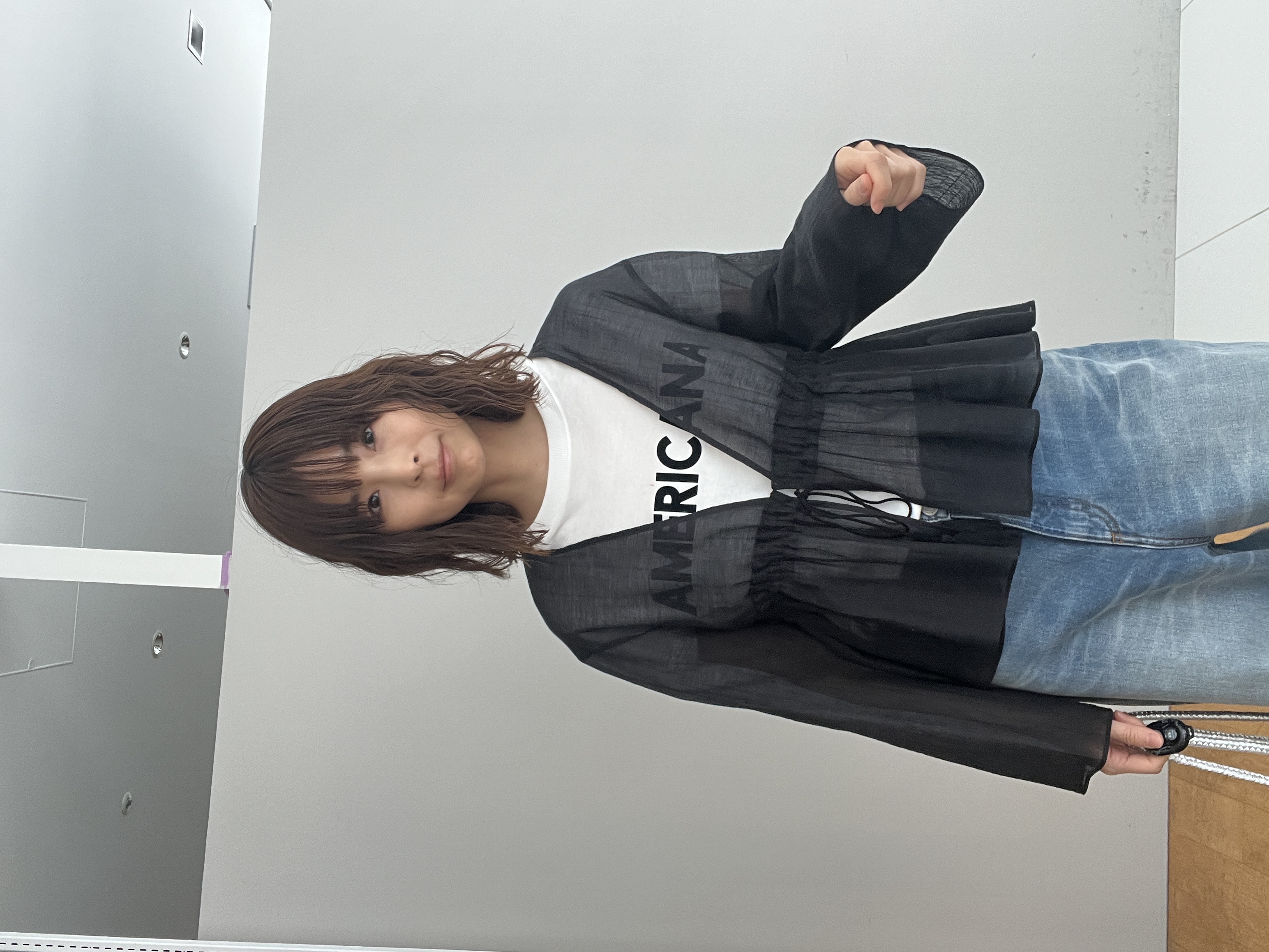 misaさんの「DRESSTERIOR｜【セットアップ可】ピークドダブルライトストレッチジャケット」を使ったコーディネート