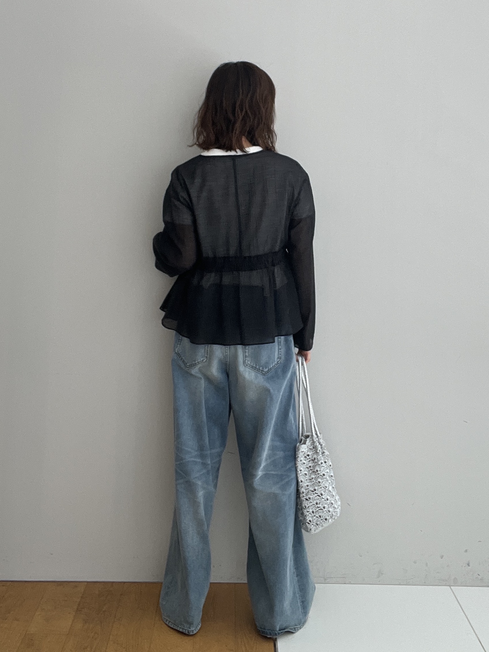 misaさんの「DRESSTERIOR｜【セットアップ可】ピークドダブルライトストレッチジャケット」を使ったコーディネート