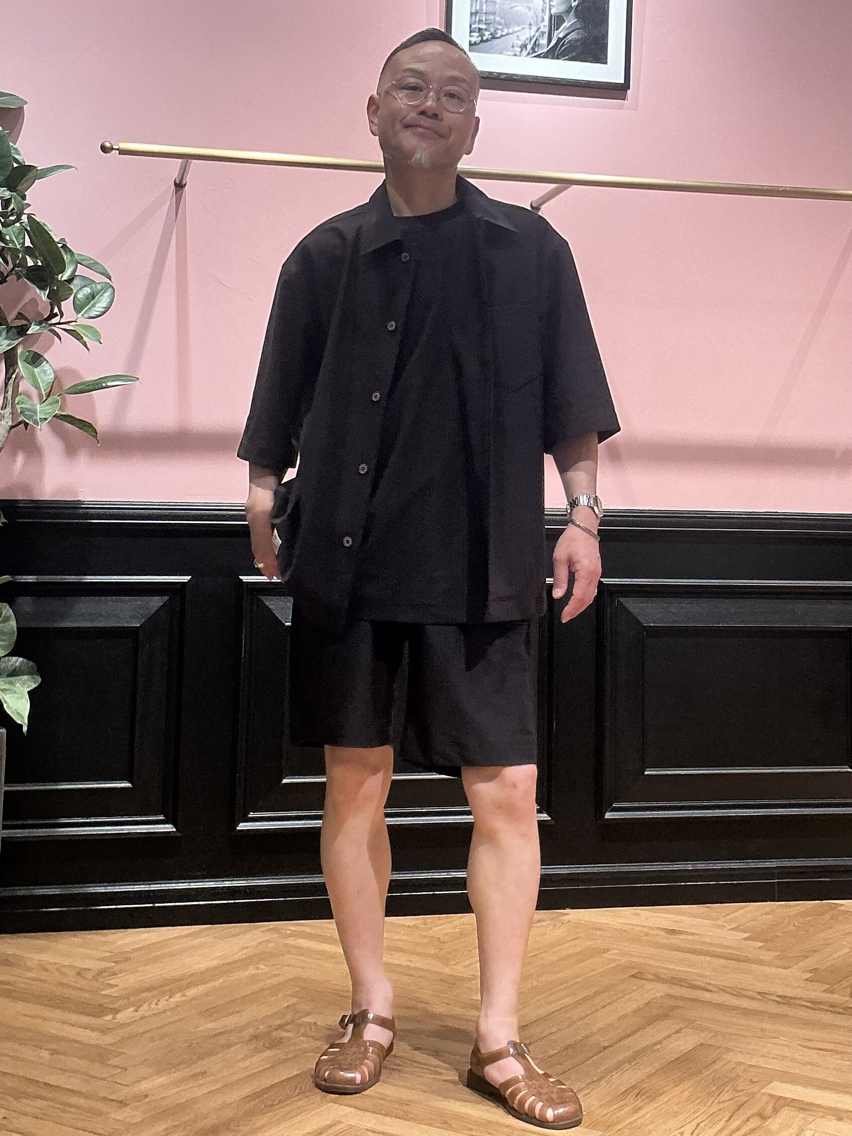 torigoeさんの「DRESSTERIOR｜【接触冷感/UVカット/ウォッシャブル/Safari5月号掲載】AIRTOOL ハーフスリーブシャツ」を使ったコーディネート