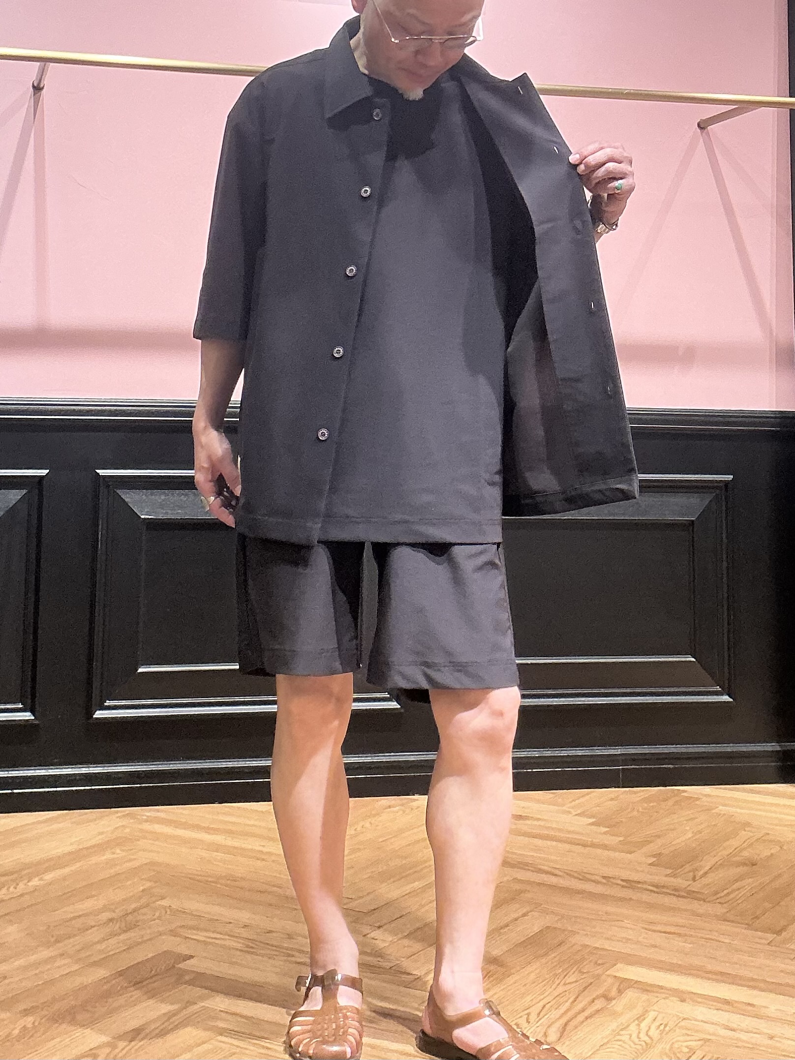 torigoeさんの「DRESSTERIOR｜【接触冷感/UVカット/ウォッシャブル/Safari5月号掲載】AIRTOOL ハーフスリーブシャツ」を使ったコーディネート