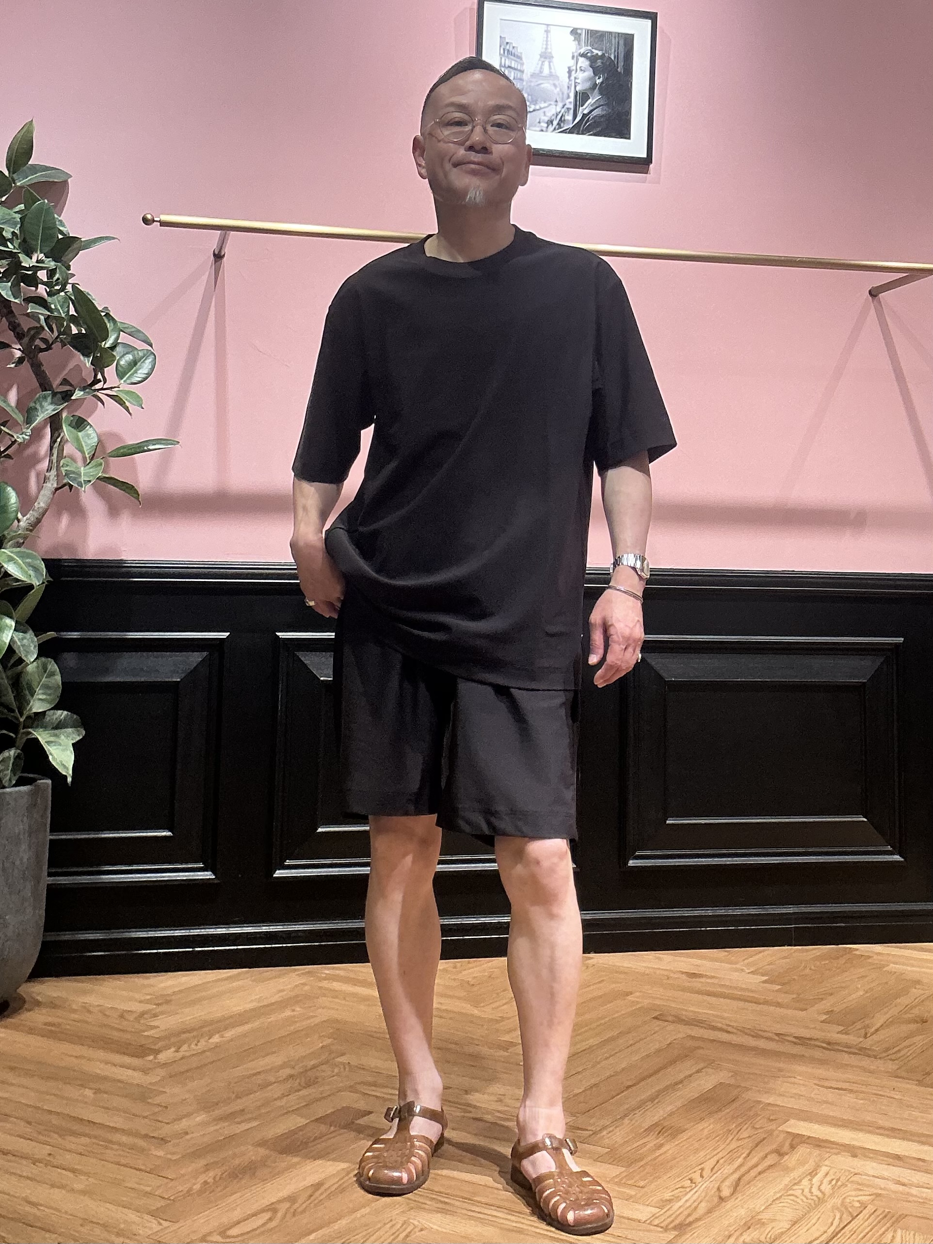 torigoeさんの「DRESSTERIOR｜【接触冷感/UVカット/ウォッシャブル/Safari5月号掲載】AIRTOOL ハーフスリーブシャツ」を使ったコーディネート