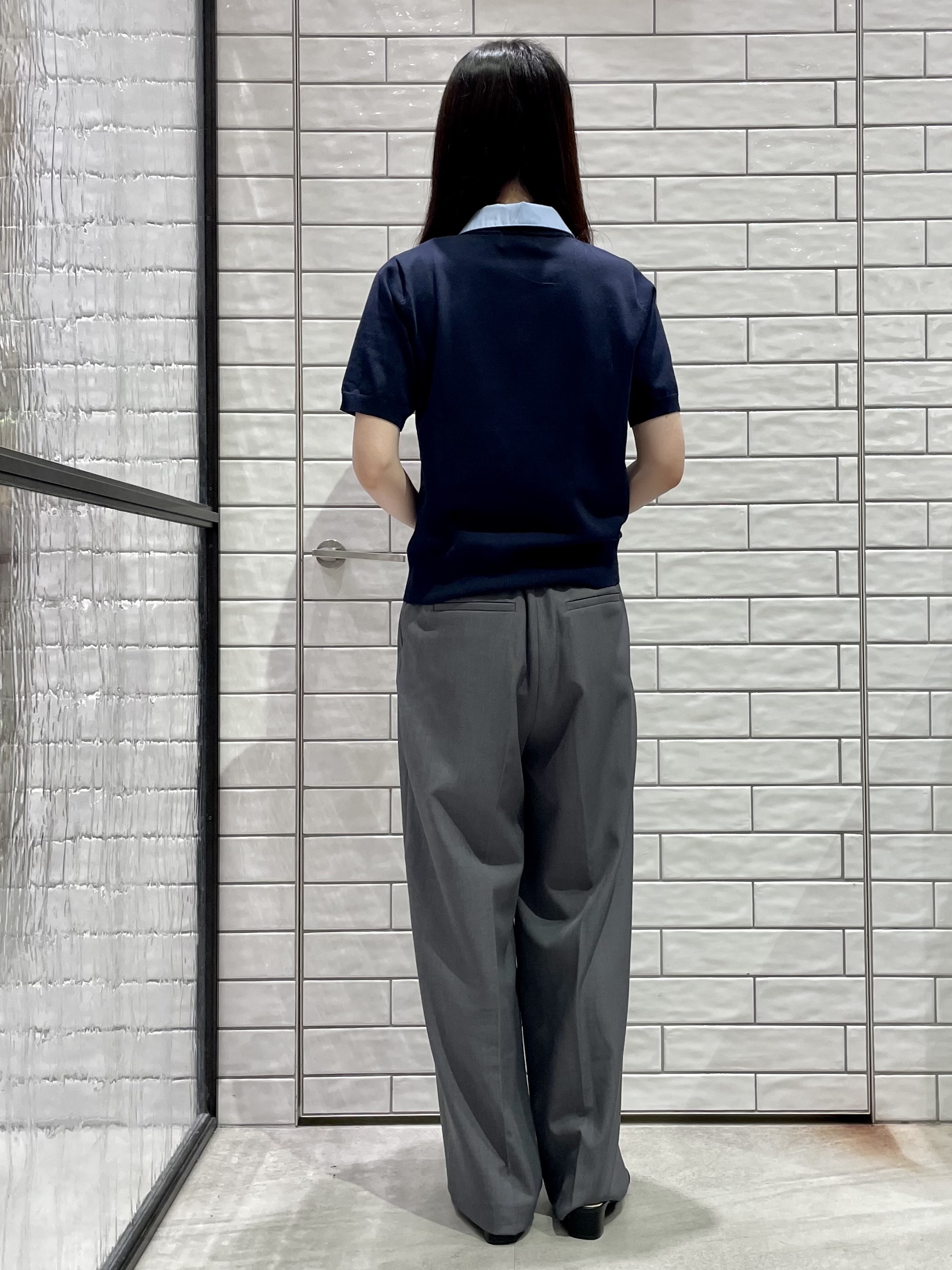 ayakaさんの「OPAQUE.CLIP｜2WAY衿付きニット【洗濯機OK】」を使ったコーディネート