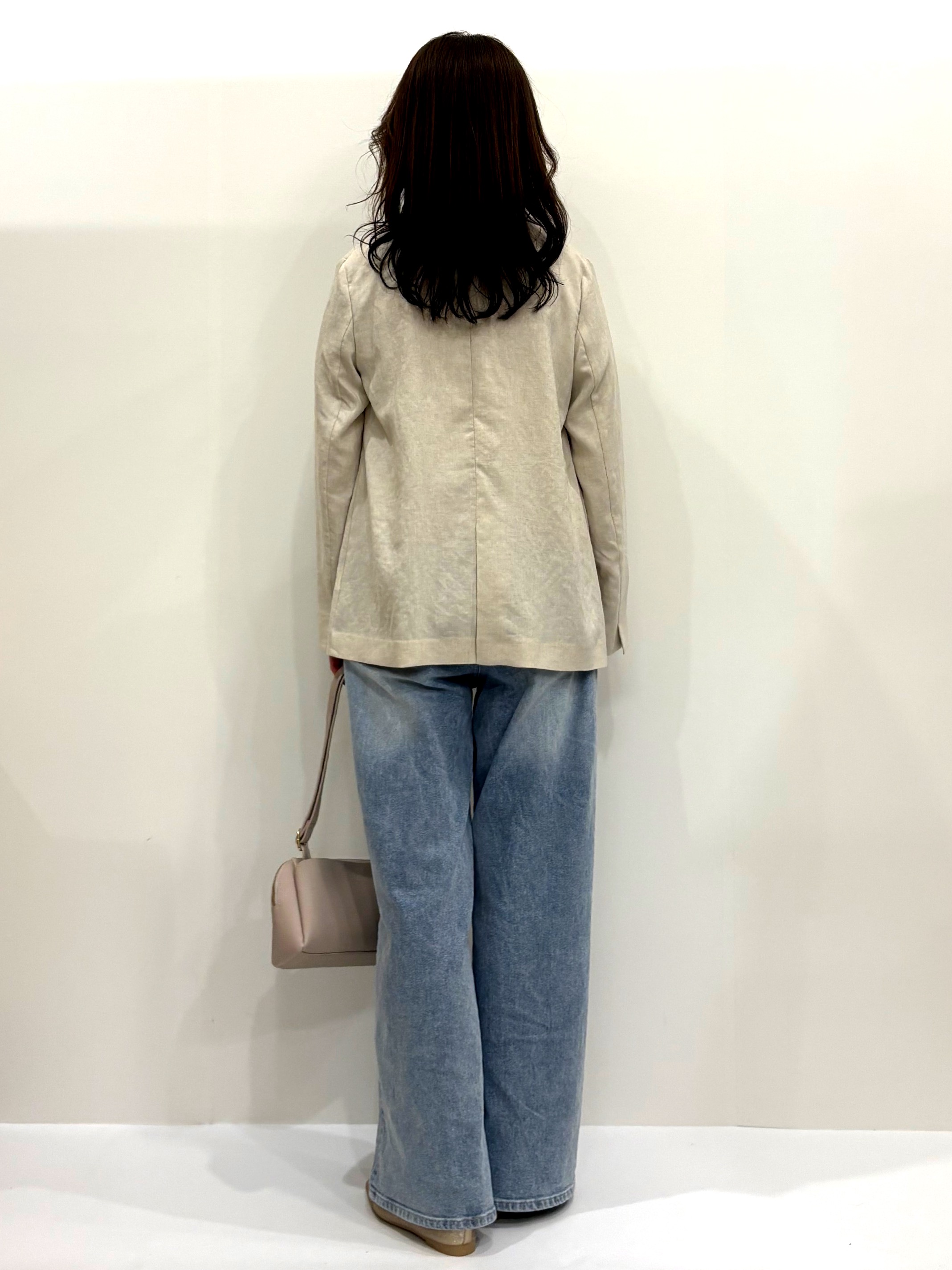 Satoさんの「OPAQUE.CLIP｜【UV／接触冷感】ダブルブレストジャケット《防シワ加工／洗える》」を使ったコーディネート