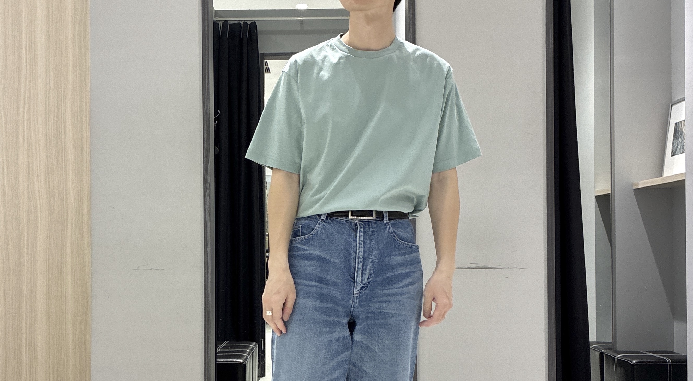 わいずみさんの「TAKEO KIKUCHI｜【抗菌防臭/シーズンレス】シアサッカー ジャージシャツ」を使ったコーディネート