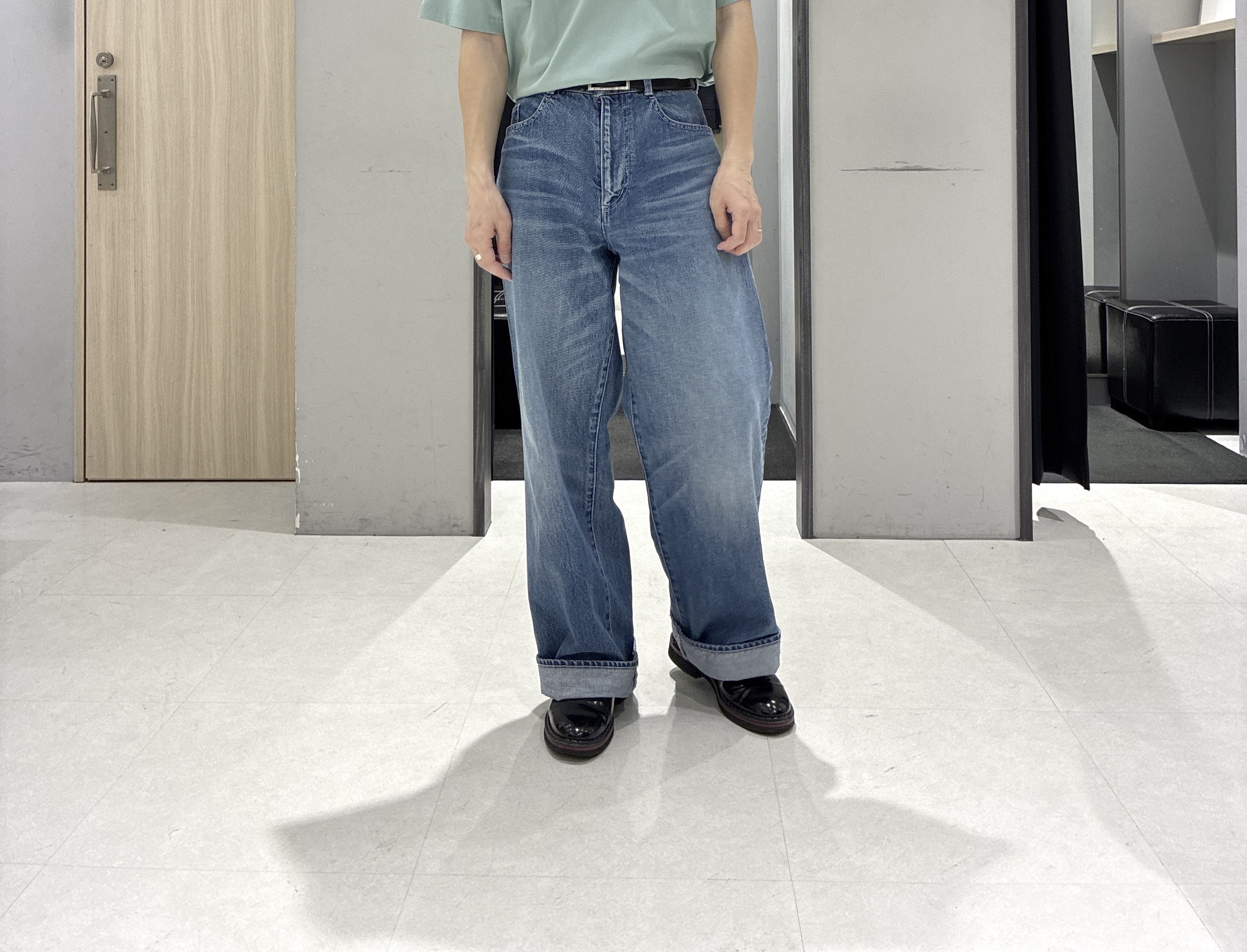 わいずみさんの「TAKEO KIKUCHI｜【抗菌防臭/シーズンレス】シアサッカー ジャージシャツ」を使ったコーディネート