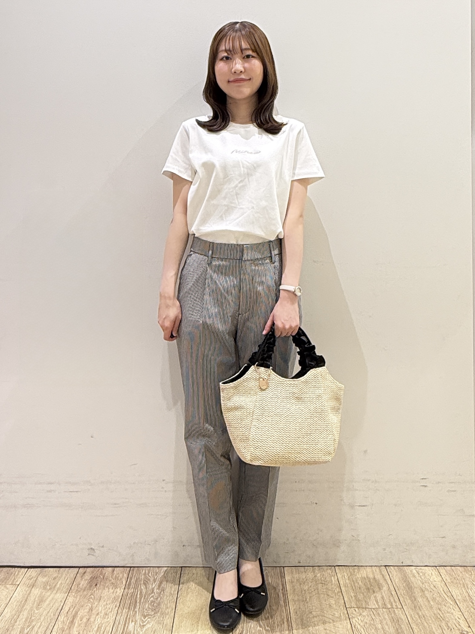 MOMOさんの「index｜《再入荷》ダブルブレストテーラードジャケット【接触冷感／吸水速乾／イージーアイロン／防シワ／洗濯機O」を使ったコーディネート
