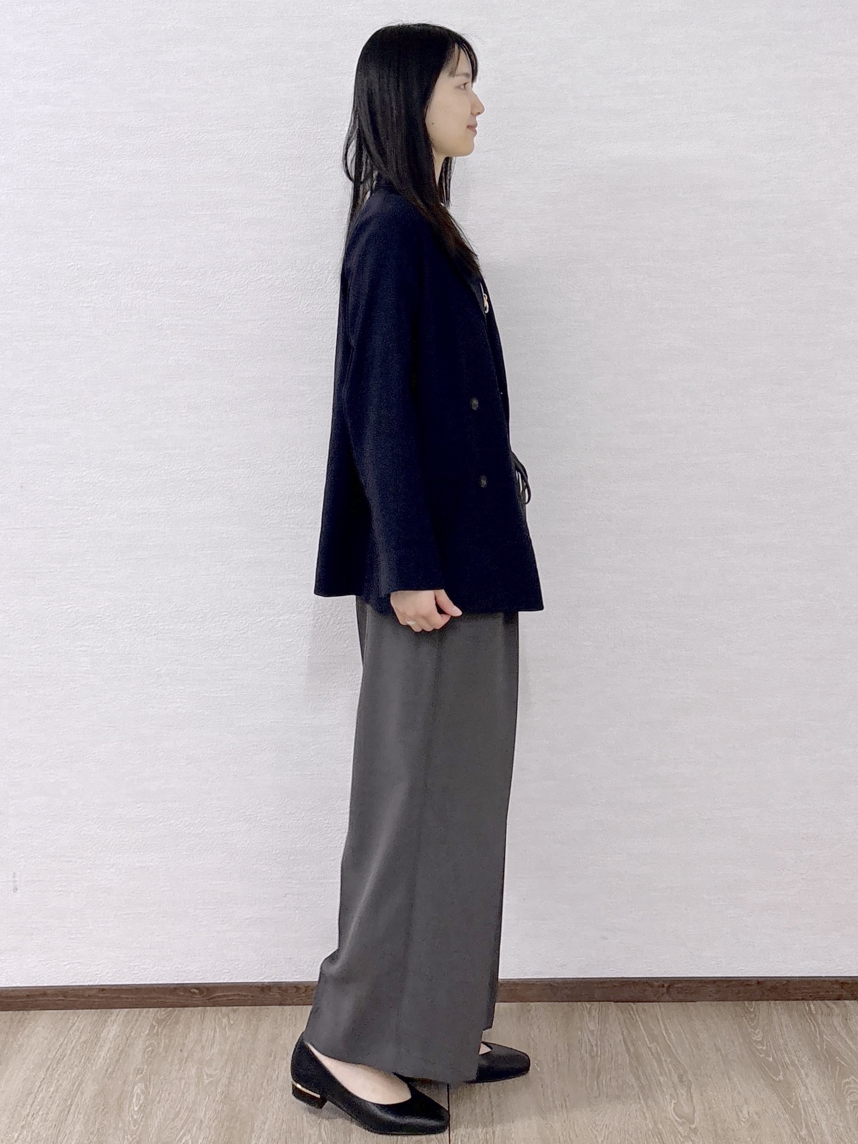 sachikoさんの「OPAQUE.CLIP｜【UV／接触冷感】ダブルブレストジャケット《防シワ加工／洗える》」を使ったコーディネート