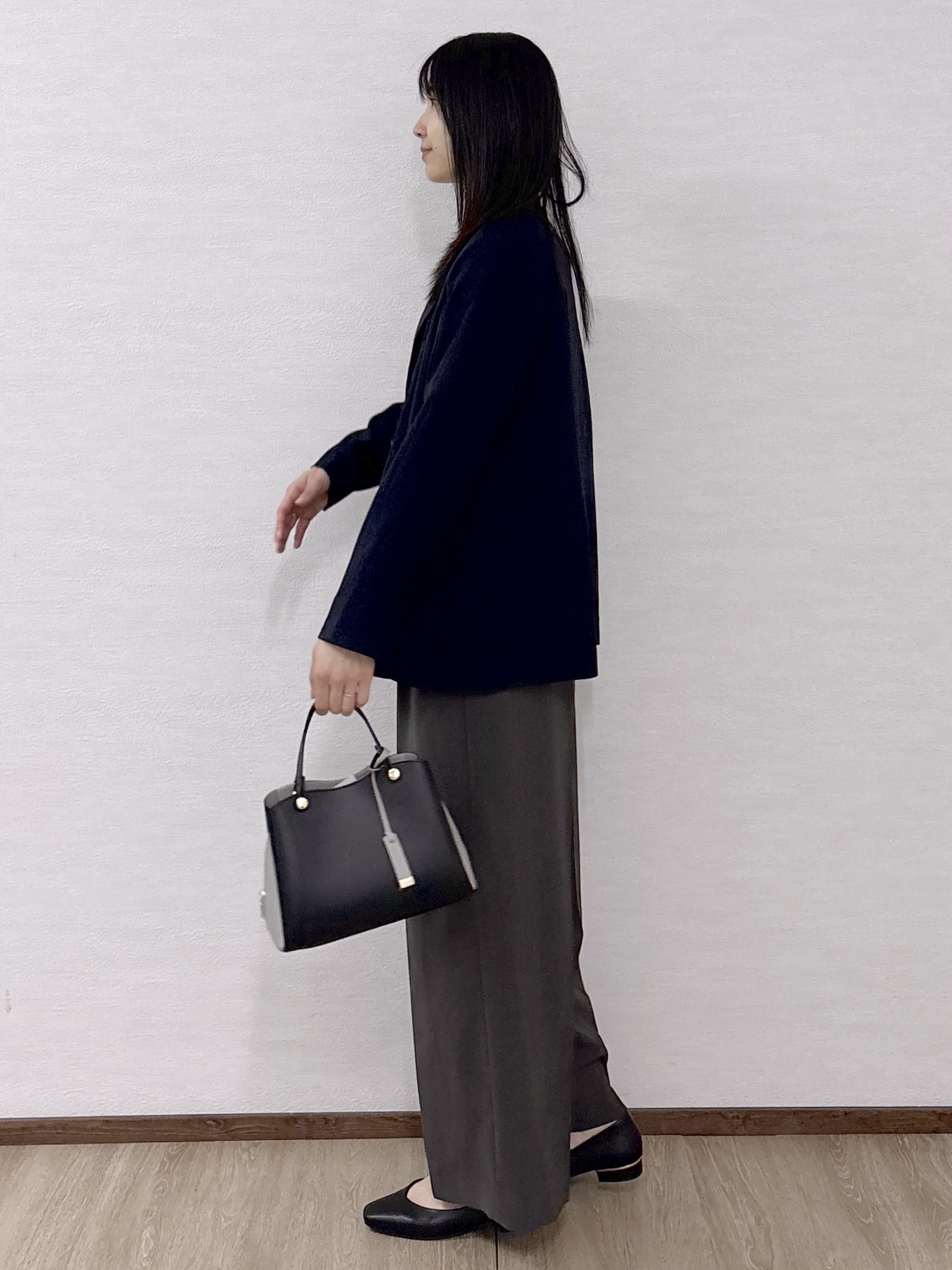 sachikoさんの「OPAQUE.CLIP｜【UV／接触冷感】ダブルブレストジャケット《防シワ加工／洗える》」を使ったコーディネート