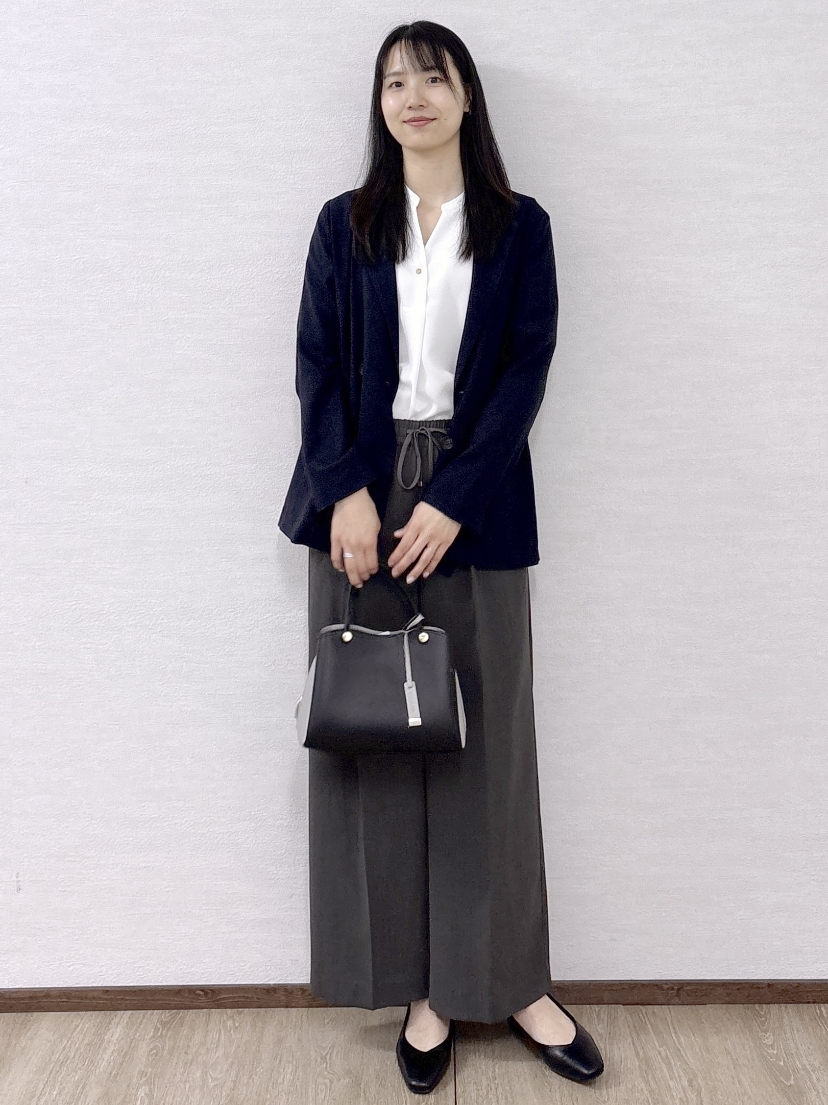 sachikoさんの「OPAQUE.CLIP｜【UV／接触冷感】ダブルブレストジャケット《防シワ加工／洗える》」を使ったコーディネート