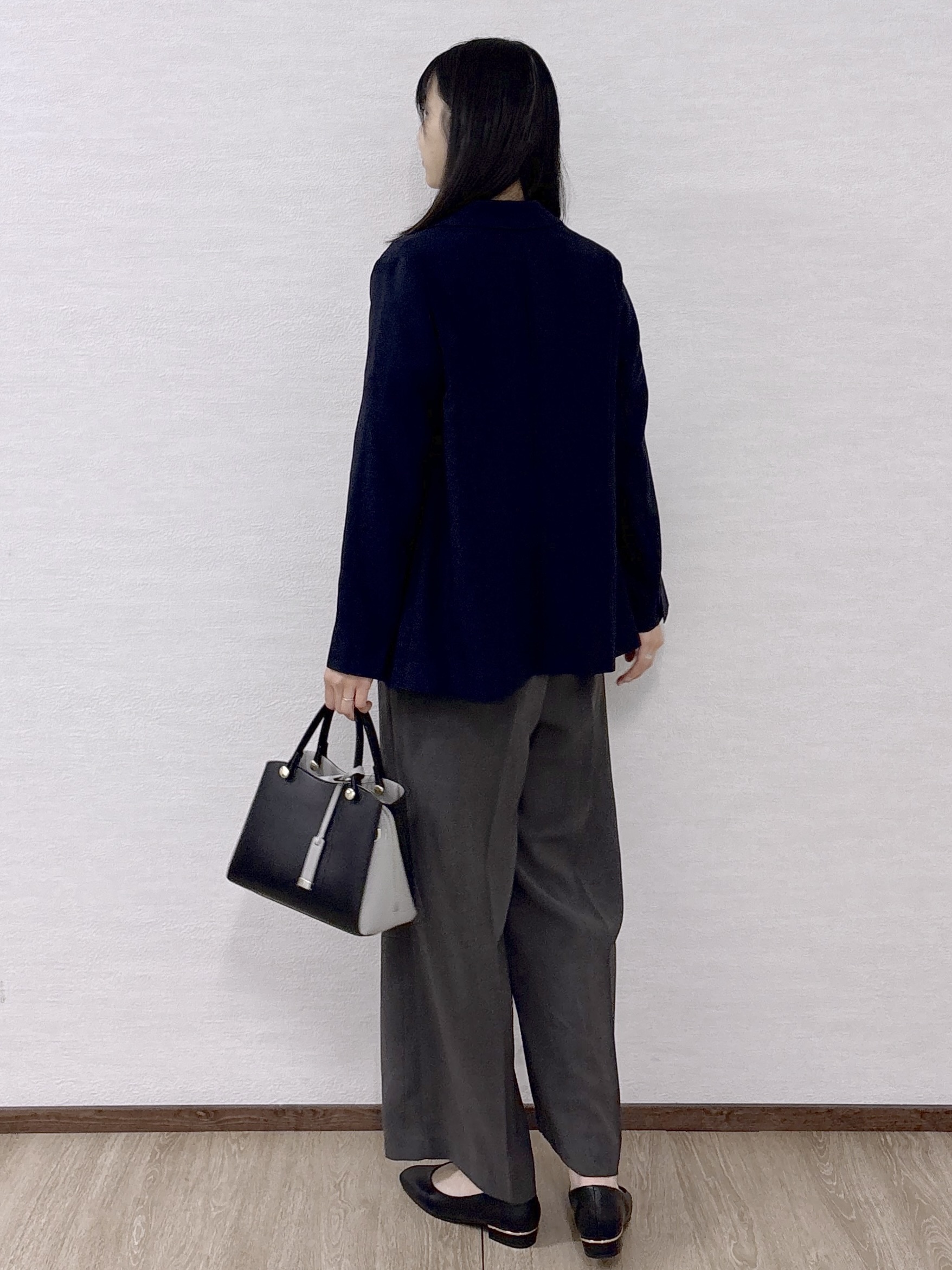 sachikoさんの「OPAQUE.CLIP｜【UV／接触冷感】ダブルブレストジャケット《防シワ加工／洗える》」を使ったコーディネート
