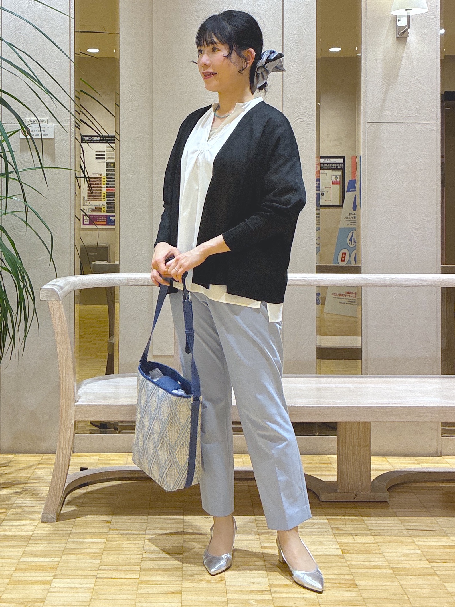  beni_gingerさんの「Reflect｜【冷房対策に◎】すっきり見え着流しカーディガン」を使ったコーディネート