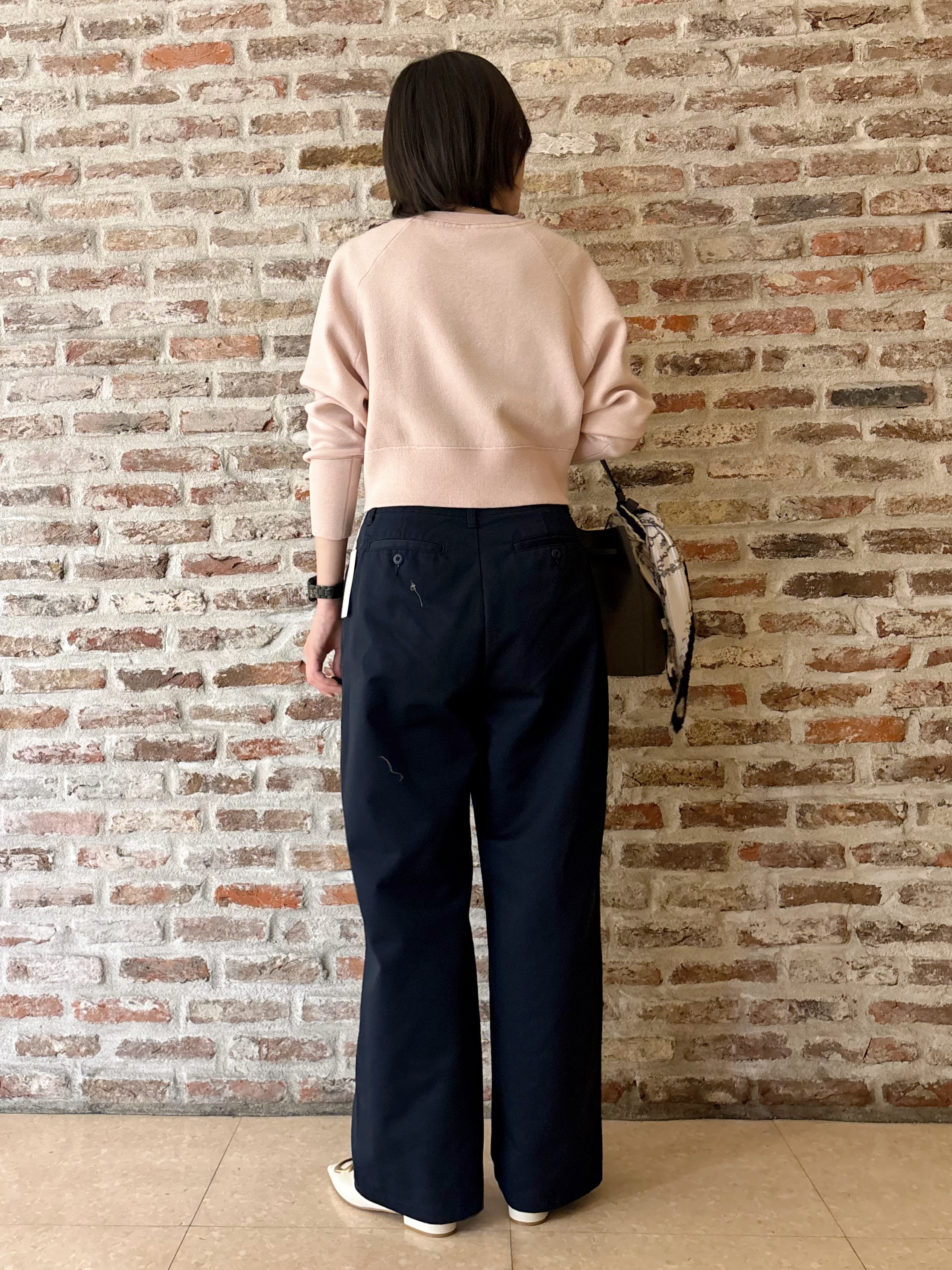 しばさんの「THE SHOP TK｜【ウエスト調節可能ですっきり見え】フーデットブルゾン/洗える」を使ったコーディネート