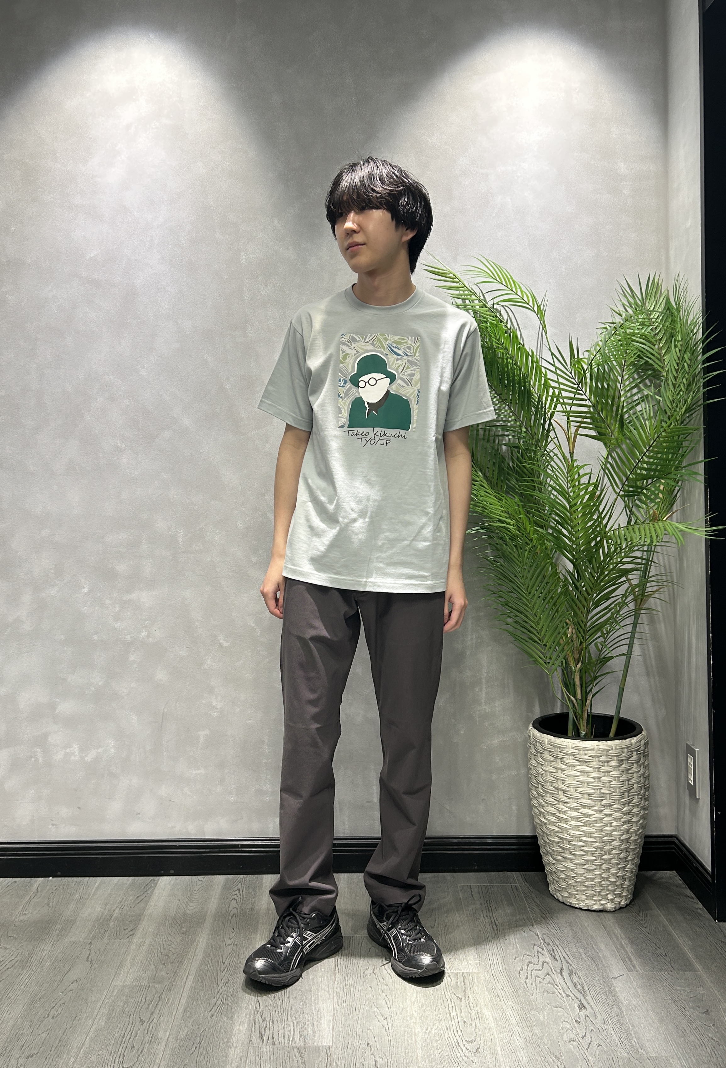 ruiさんの「TAKEO KIKUCHI｜播州 ドビーストライプ フラワーシャツ」を使ったコーディネート