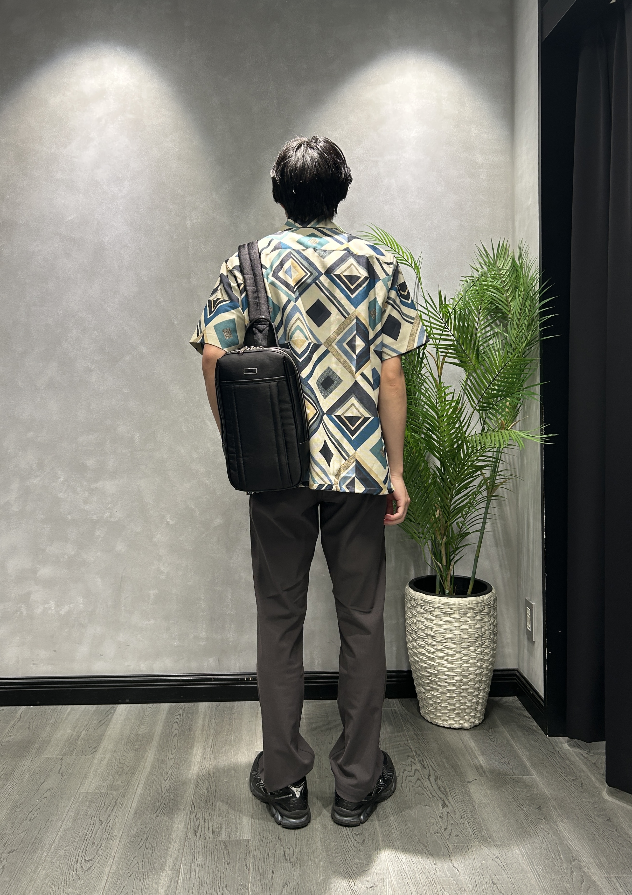 ruiさんの「TAKEO KIKUCHI｜播州 ドビーストライプ フラワーシャツ」を使ったコーディネート