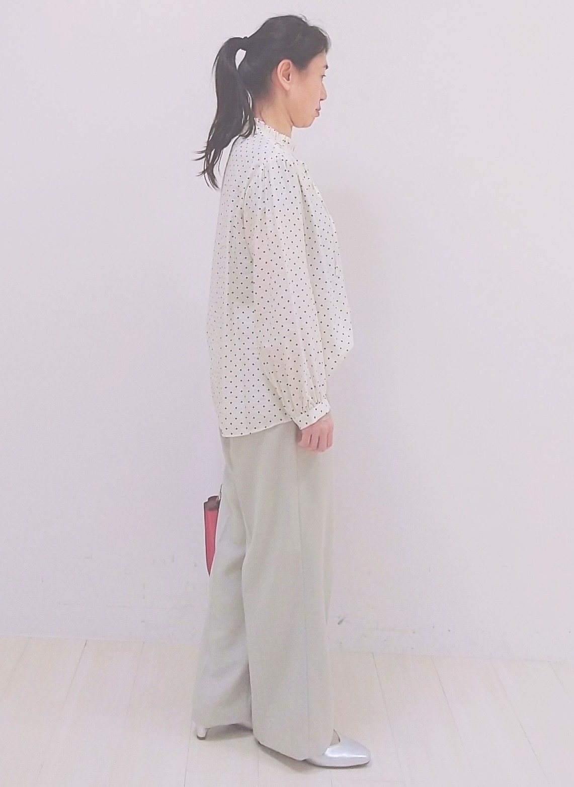 SANAさんの「Reflect｜フロントファスナーシアーブルゾン」を使ったコーディネート